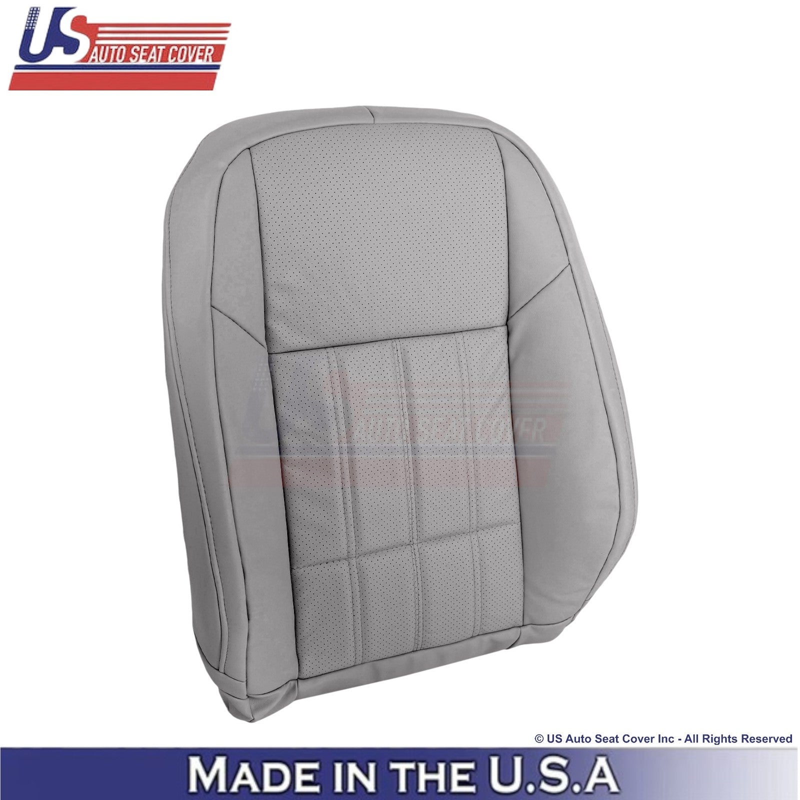 2016-2018 Fits Lexus ES 350 Leather Front Top Replacement Covers Stratus Gray