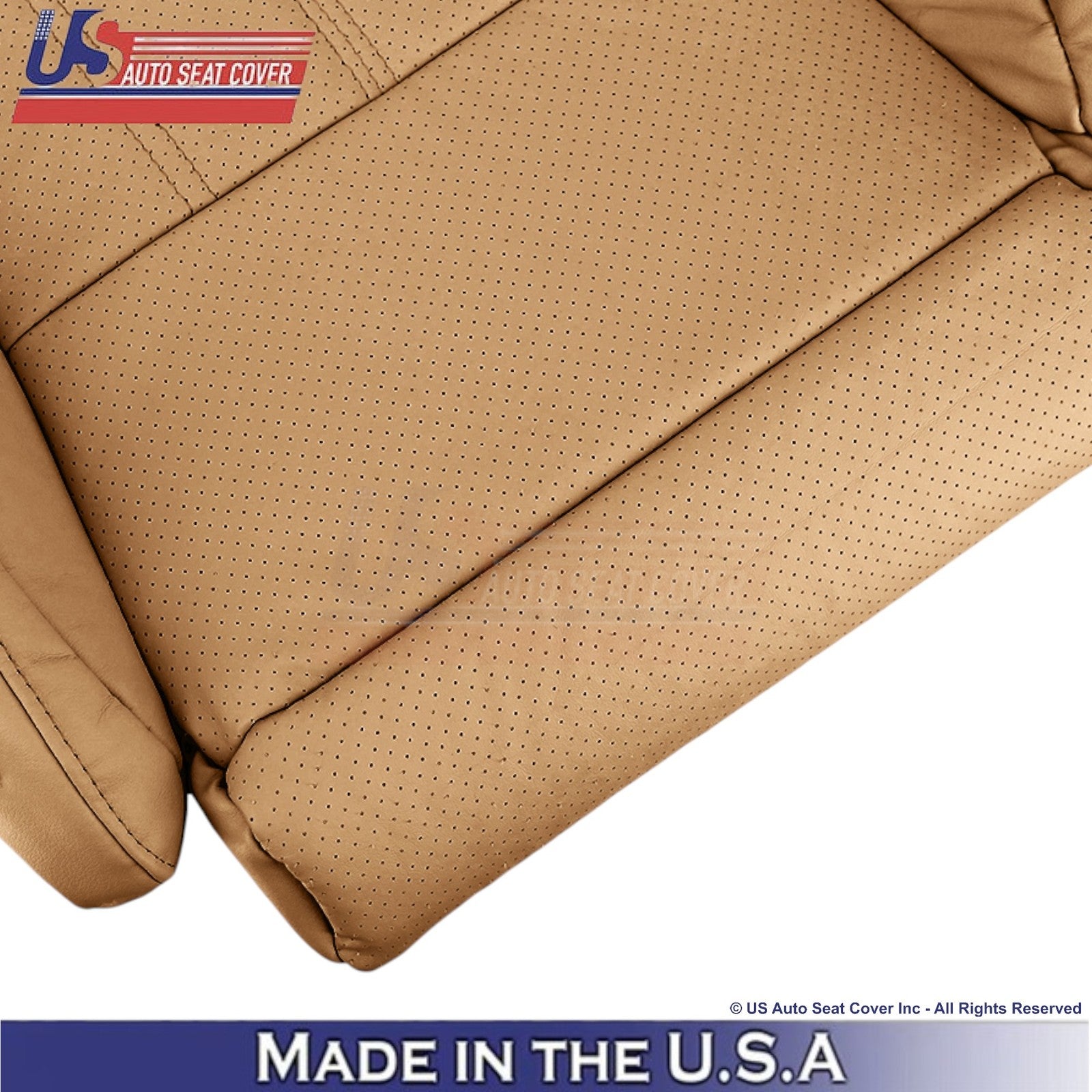2016-2018 Fits Lexus ES 350 Genuine Leather Passenger Side Seat Covers Flaxen