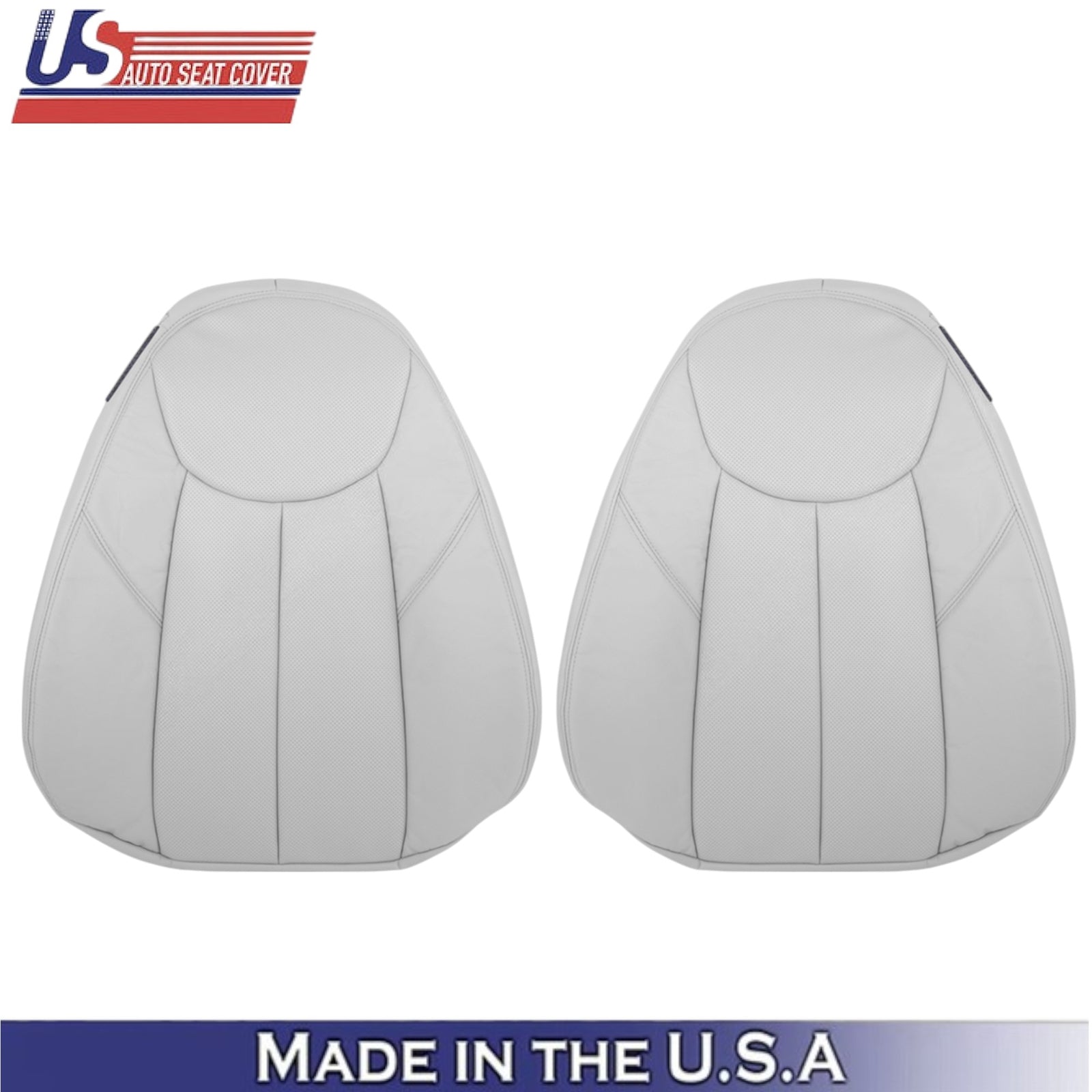 2003-2007 for Mercedes Benz R230 SL500 Front Seat Covers Genuine Leather Gray