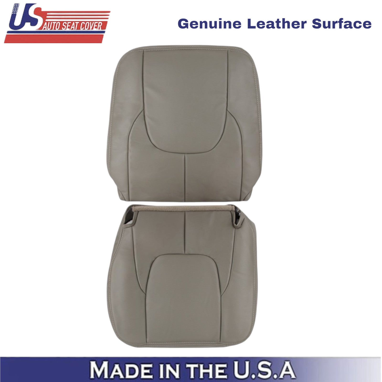 2002-2003 For Dodge Ram 1500 2500 Laramie Leather Driver Side Seat Covers Taupe