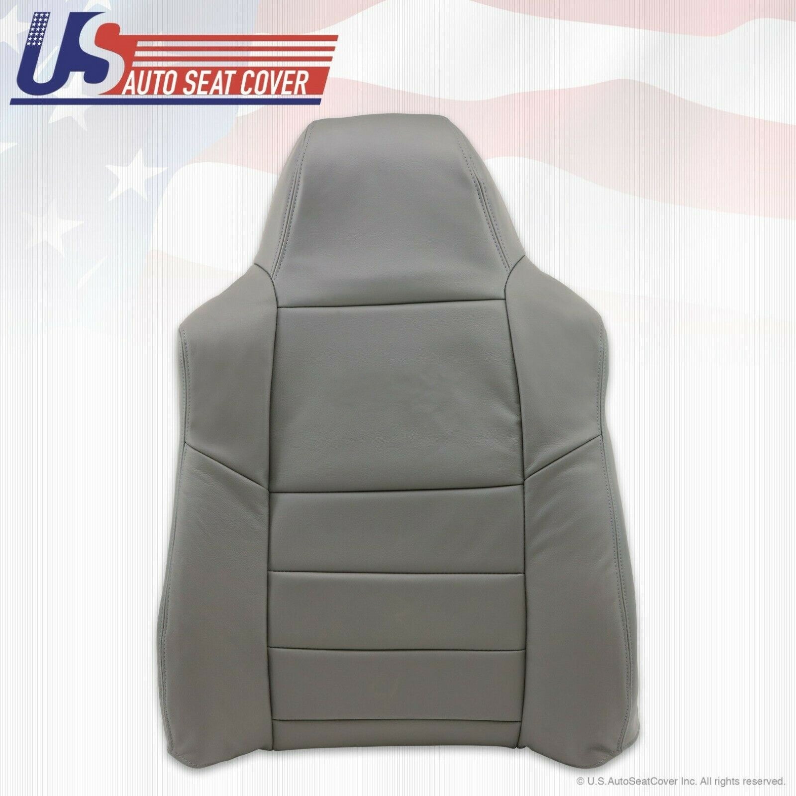 2002 2003 2004 2005 FORD EXCURSION XLT FRONT UPPER LEAN BACK MED GRAY LEATHER