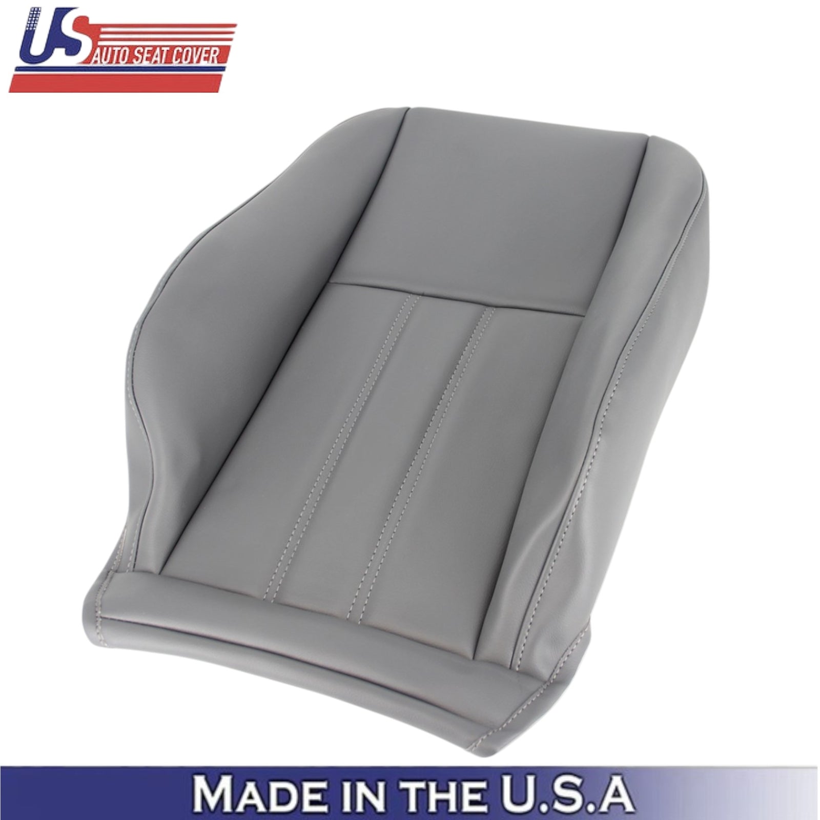 2008-2016 For Chrysler Town & Country Leatherette Front Top Covers Dark Gray