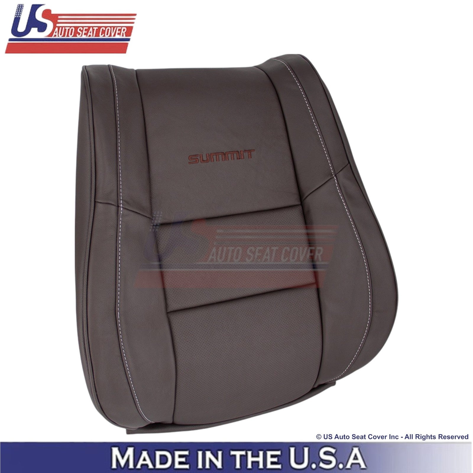 2011-2021 For Jeep Grand Cherokee Summit Driver Top Genuine Leather Cover Brown