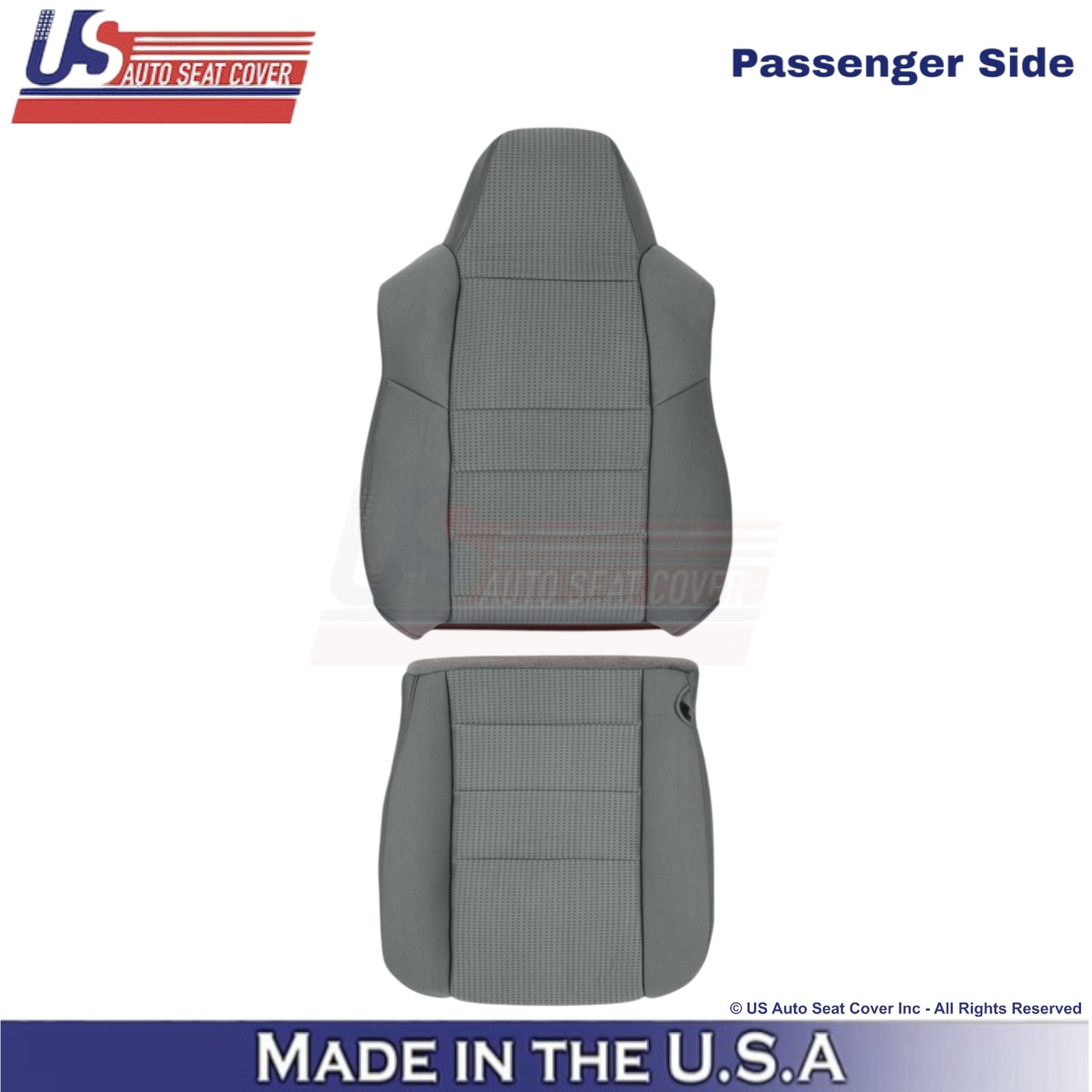 2008-2010 For Ford F250 XLT Cloth Passenger Side Replacement Covers Medium Stone