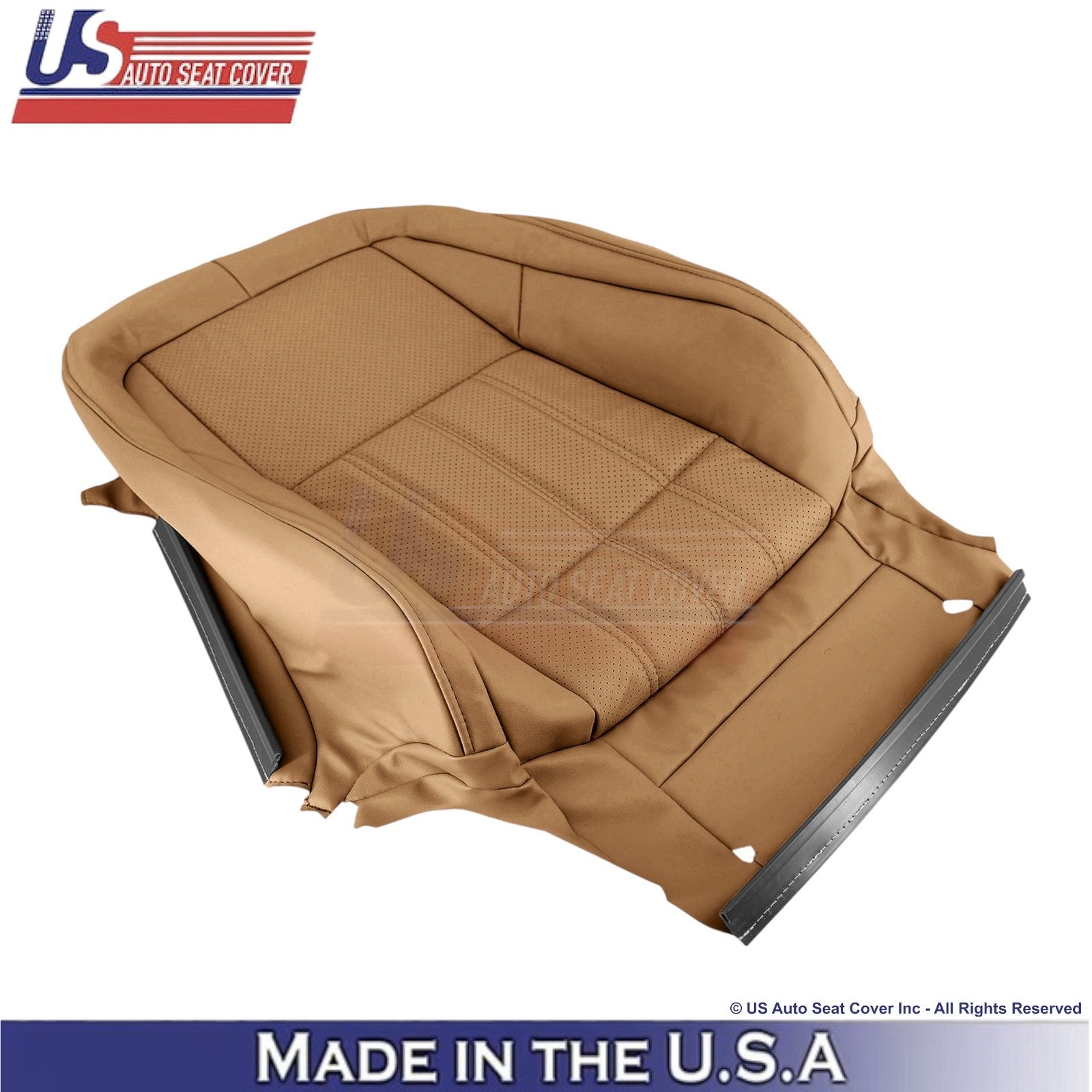 2016-2018 Fits Lexus ES 350 Genuine Leather Front Top Replacement Covers Flaxen