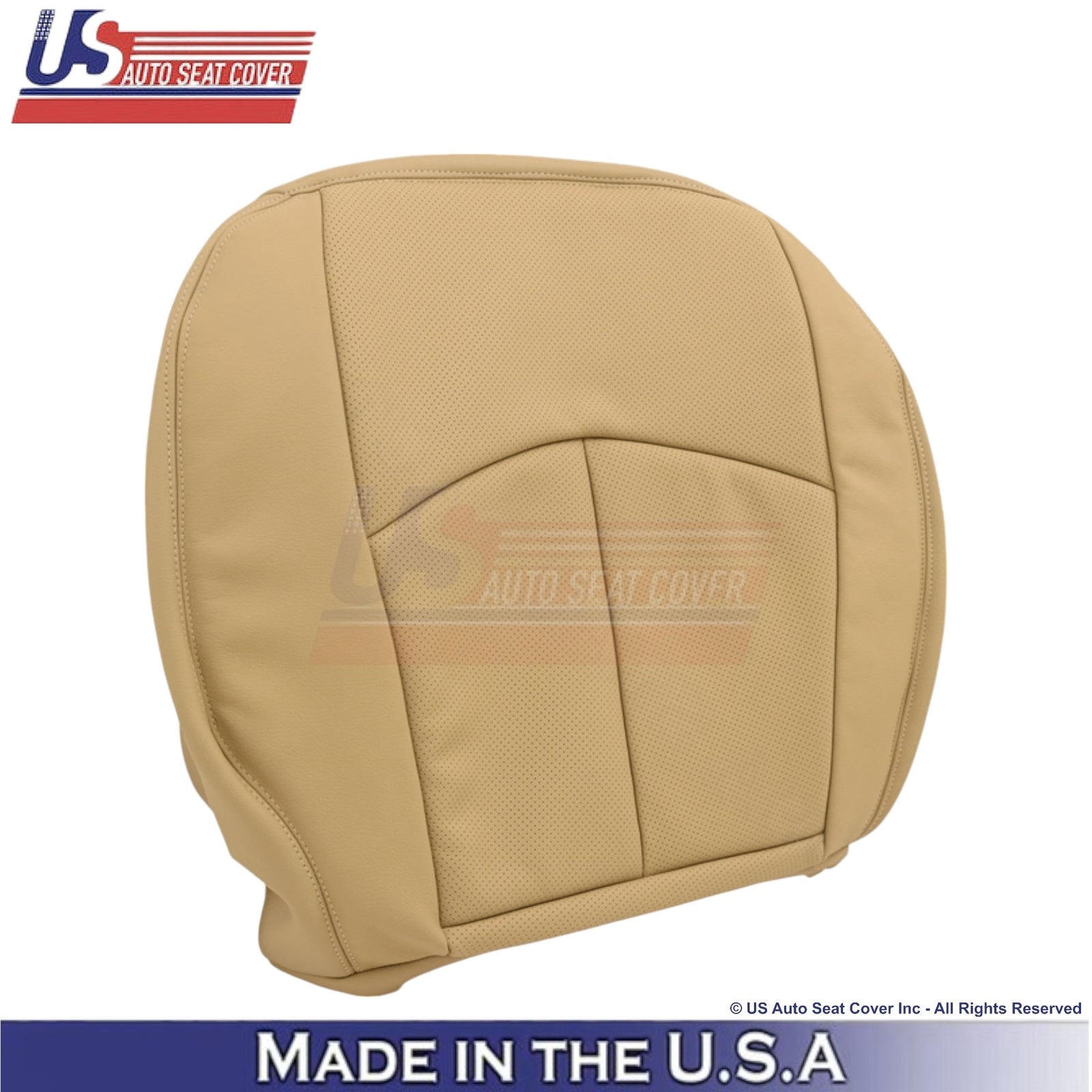 2002-2009 For Mercedes-Benz E-Class Leather Passenger Replacement Covers Tan