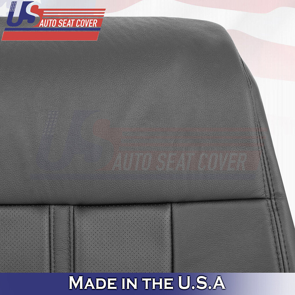 2015-2017 For Lincoln Navigator Leather Front Top Replacement Seat Covers Black