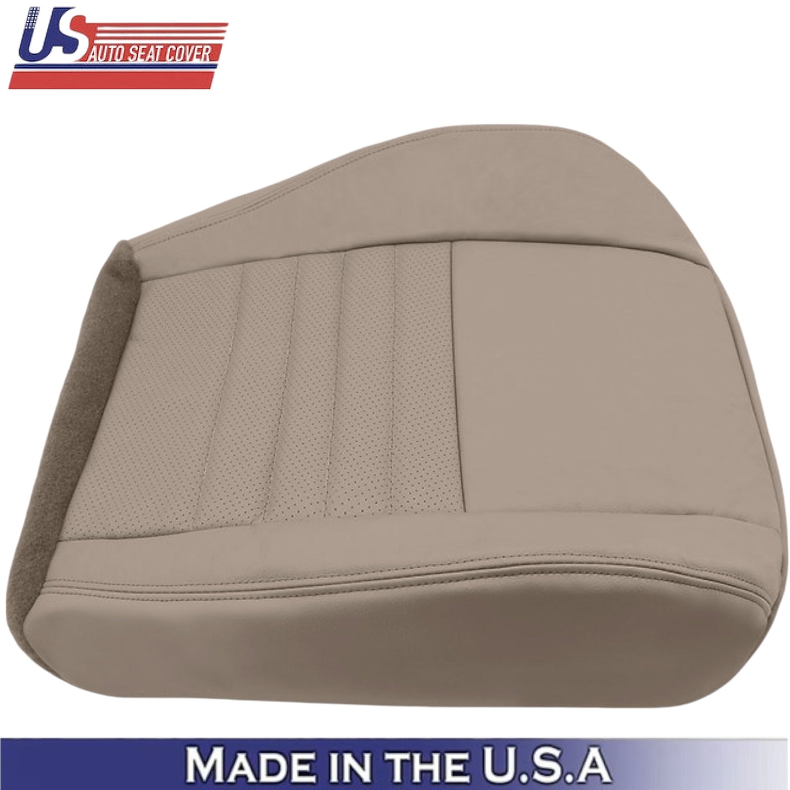 1999-2004 For Ford Mustang GT Leatherette Driver Bottom Cover Medium Parchment