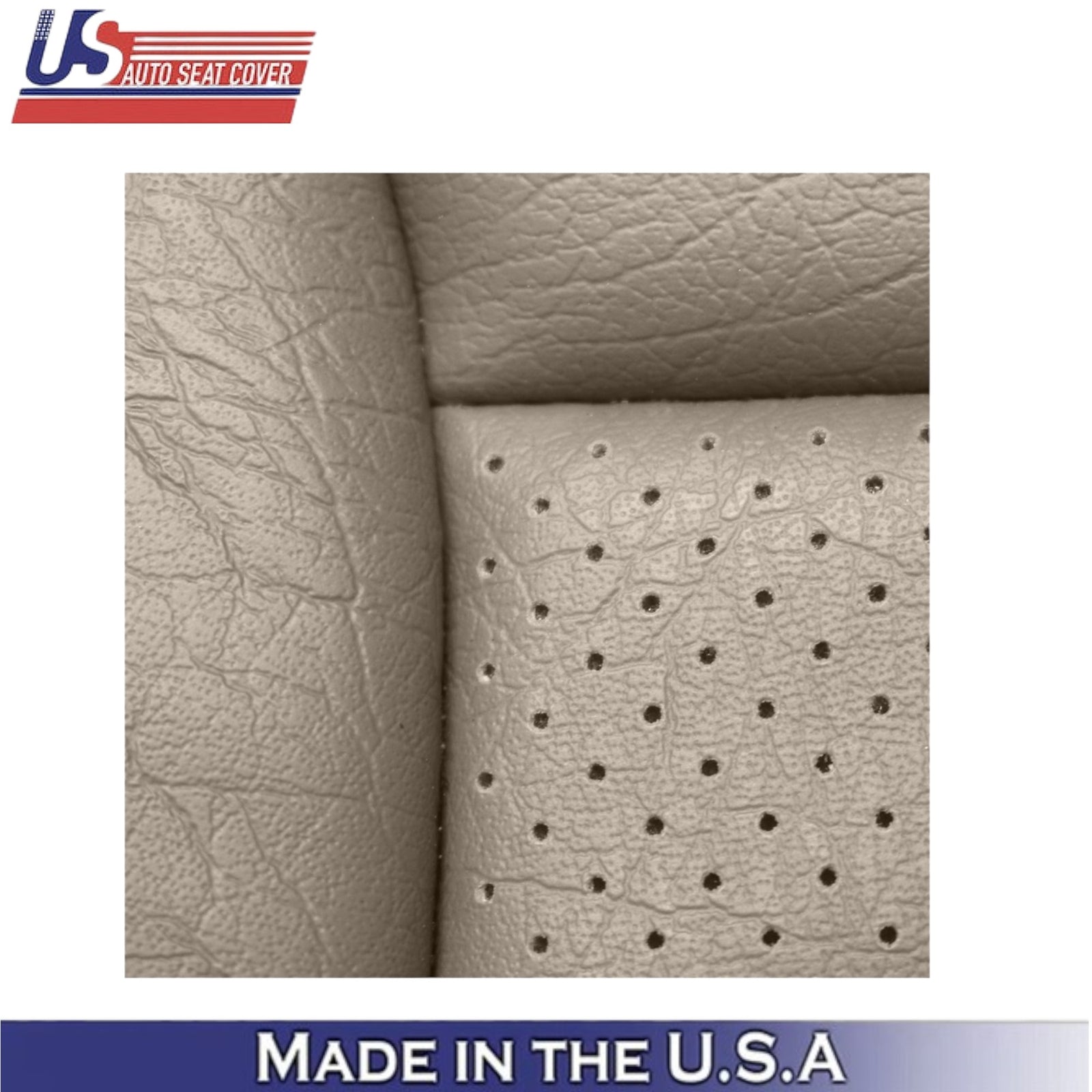 1992-1996 For Ford Bronco Eddie Bauer Leatherette Driver Side Seat Covers Tan