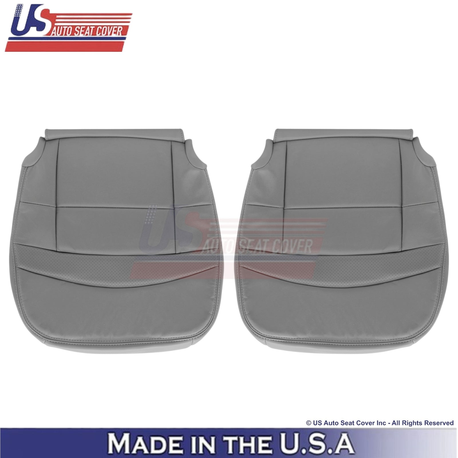 1995-2001 For Ford Explorer Limited Leather Front Seat Covers Medium Graphite