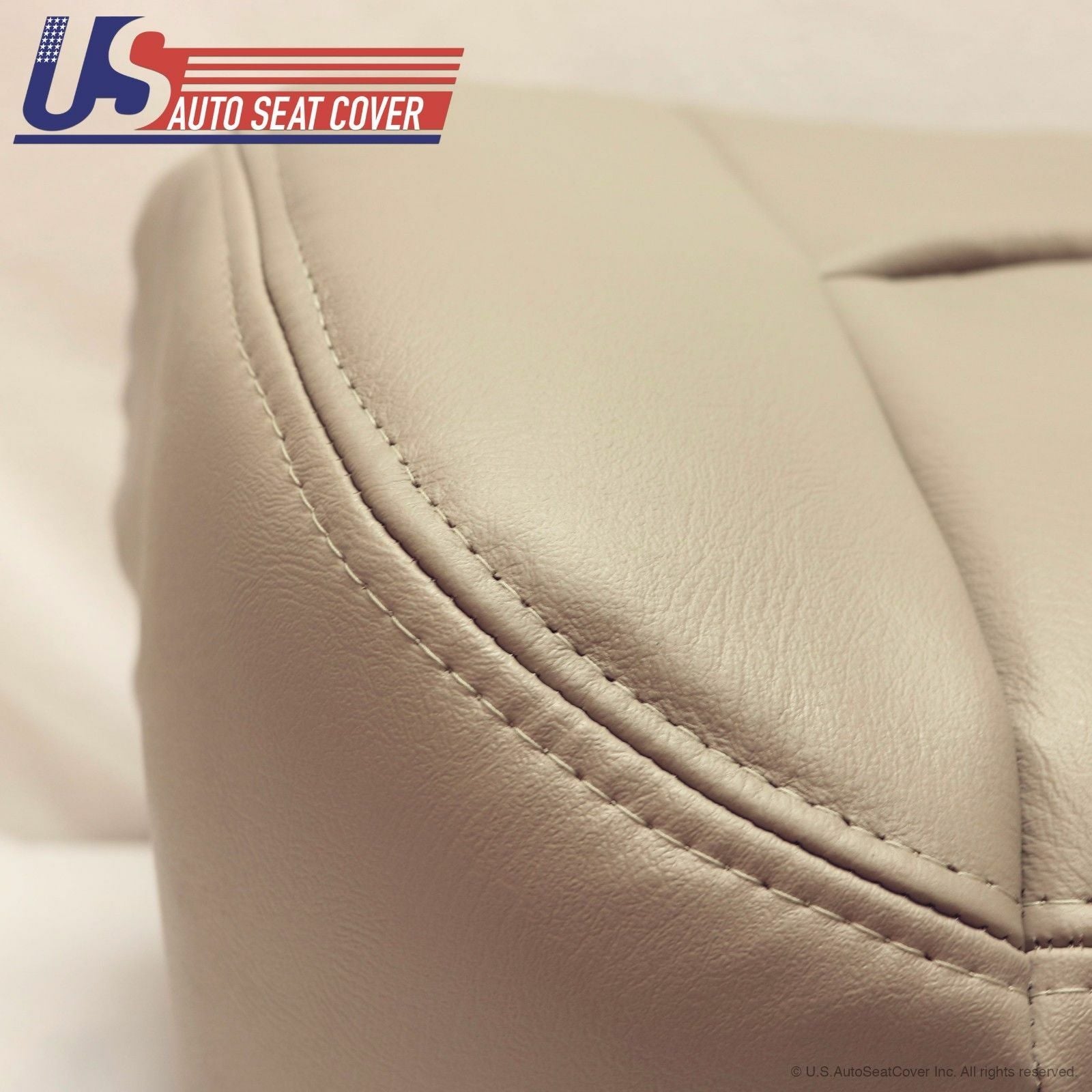 2003 - 06 Chevy Tahoe Driver Bottom Leather Seat Cover With Power Option Pre-Cut