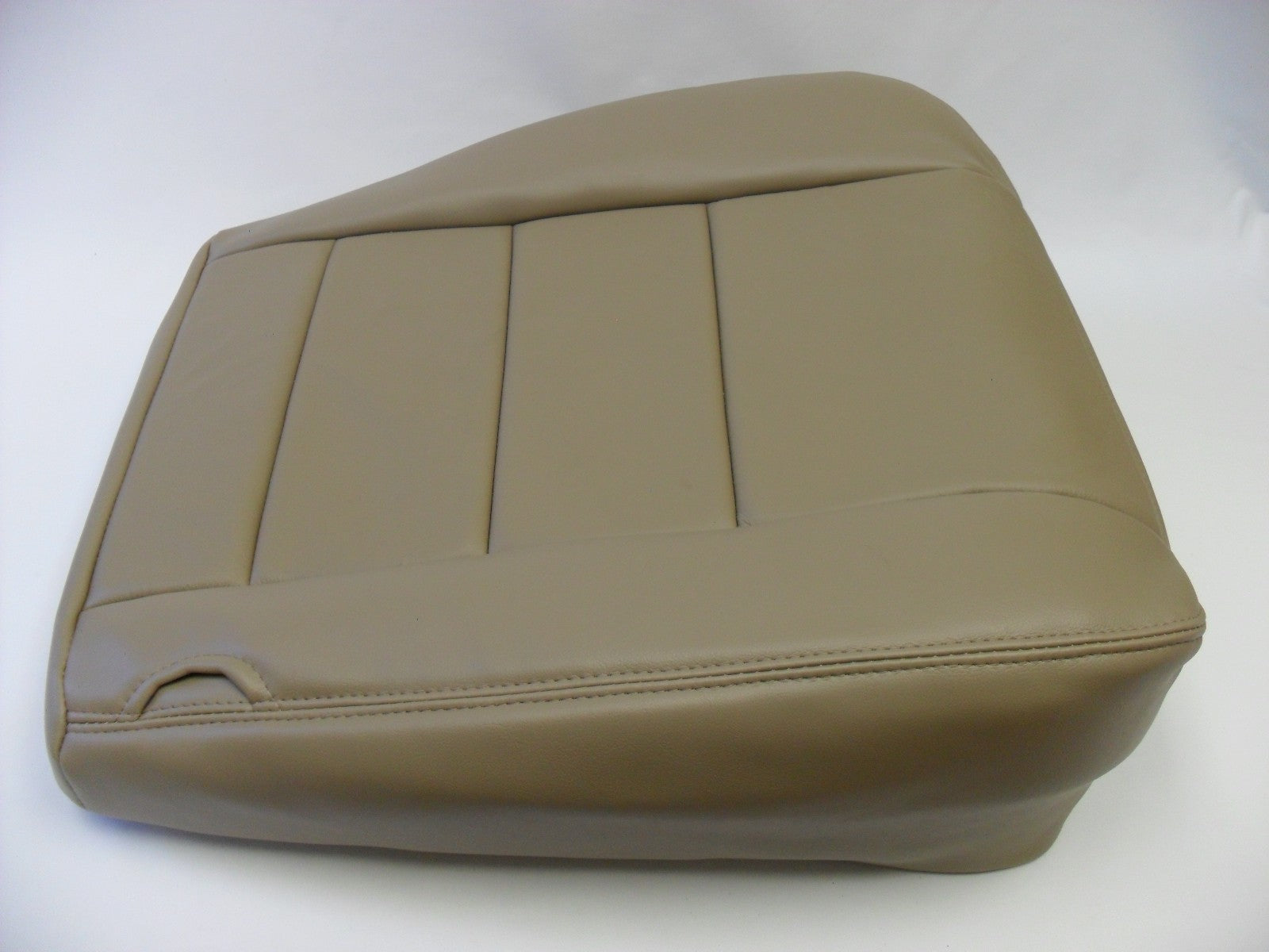 2002 to 2007 Ford F250 F350 Lariat Driver Side Bottom Seat Cover LEATHER TAN
