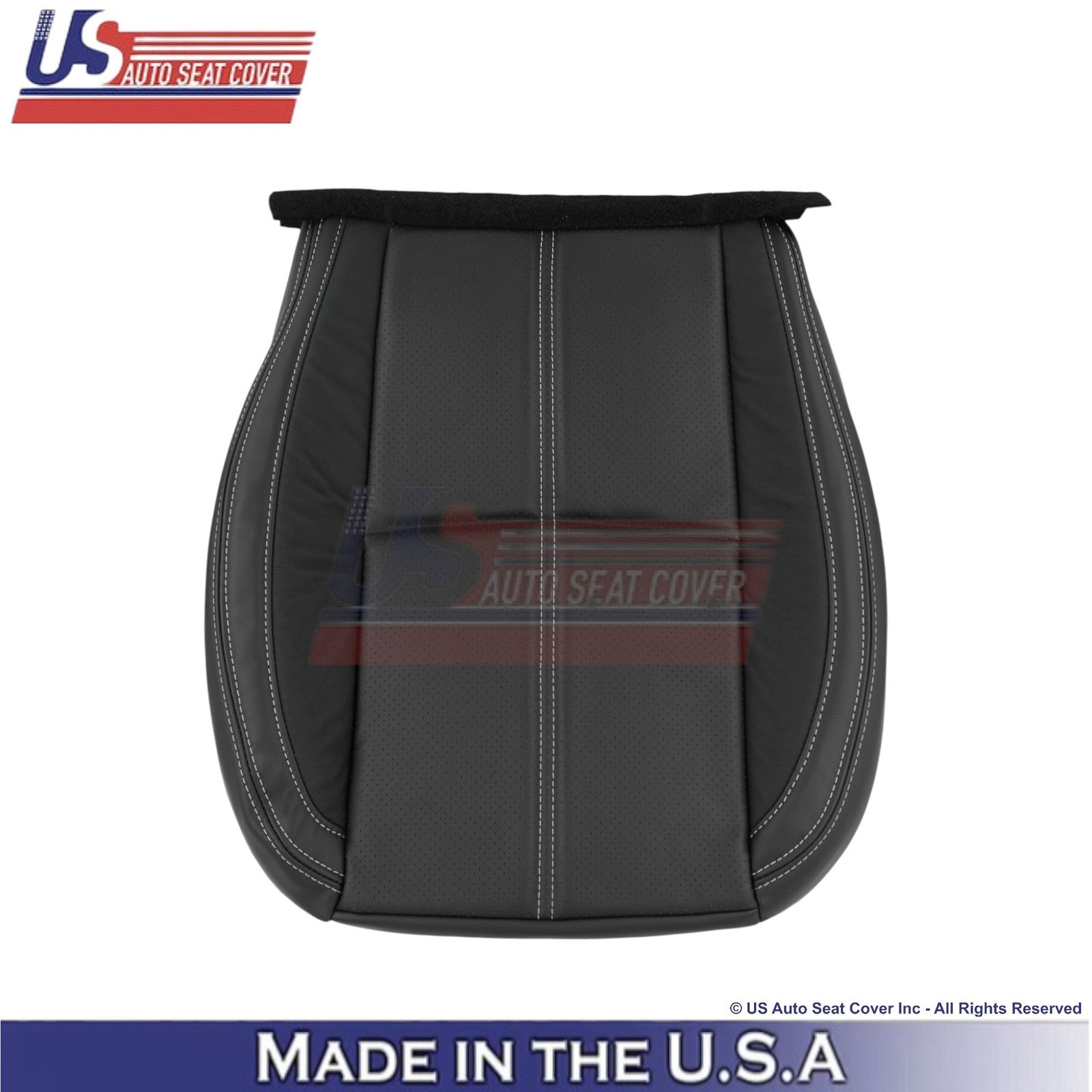 2017-2018 Fits Subaru Forester Touring Genuine Leather Bottom Seat Covers Black