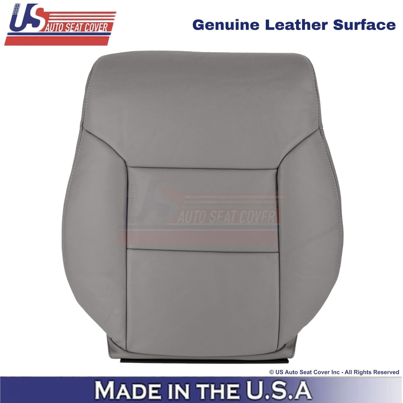 1998-2003 Fits Toyota Sienna Genuine Leather Driver Top Replacement Cover Gray