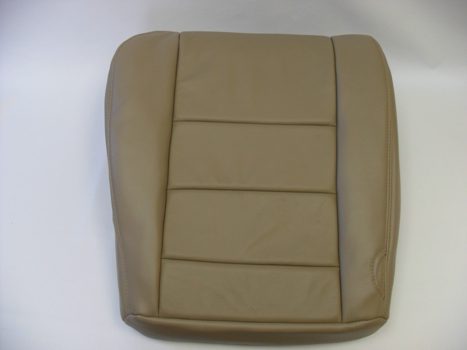 2002 2003 Ford F250 F350 Lariat Driver Bottom Leather Seat Cover TAN