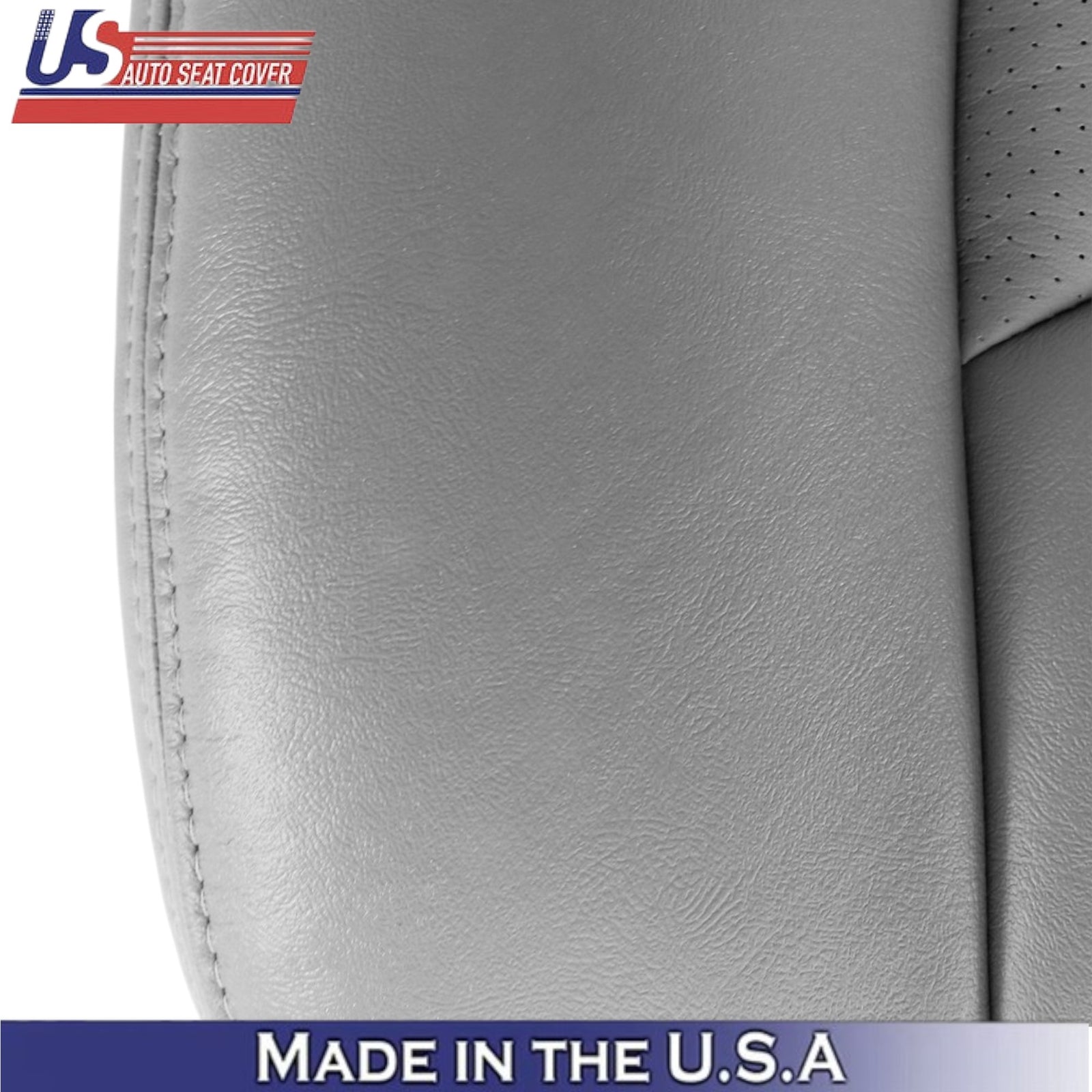 2003-2006 For Cadillac Escalade Leatherette Front Replacement Covers Pewter Gray