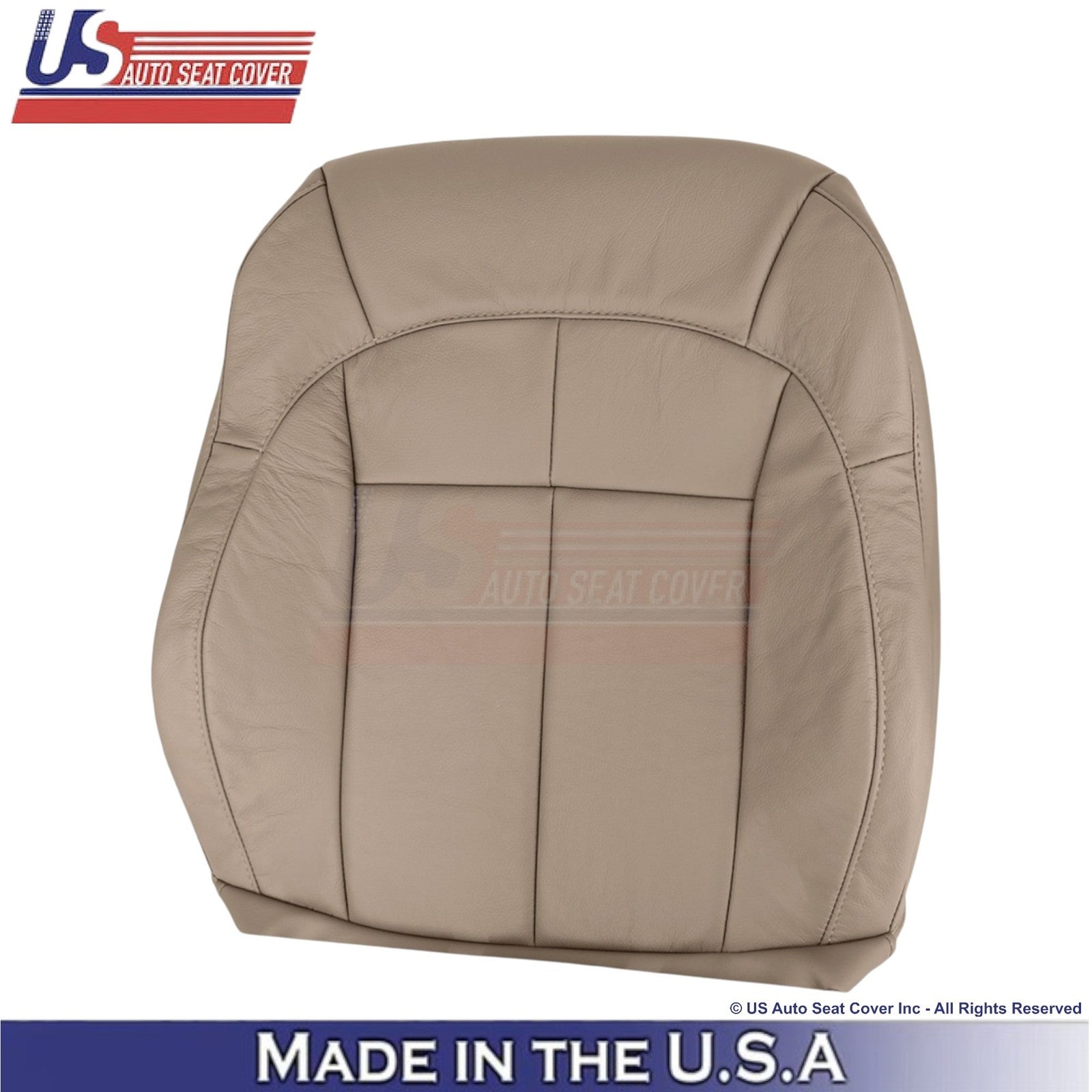 2001-2004 For Jeep Grand Cherokee Genuine Leather Front Covers Sandstone Beige