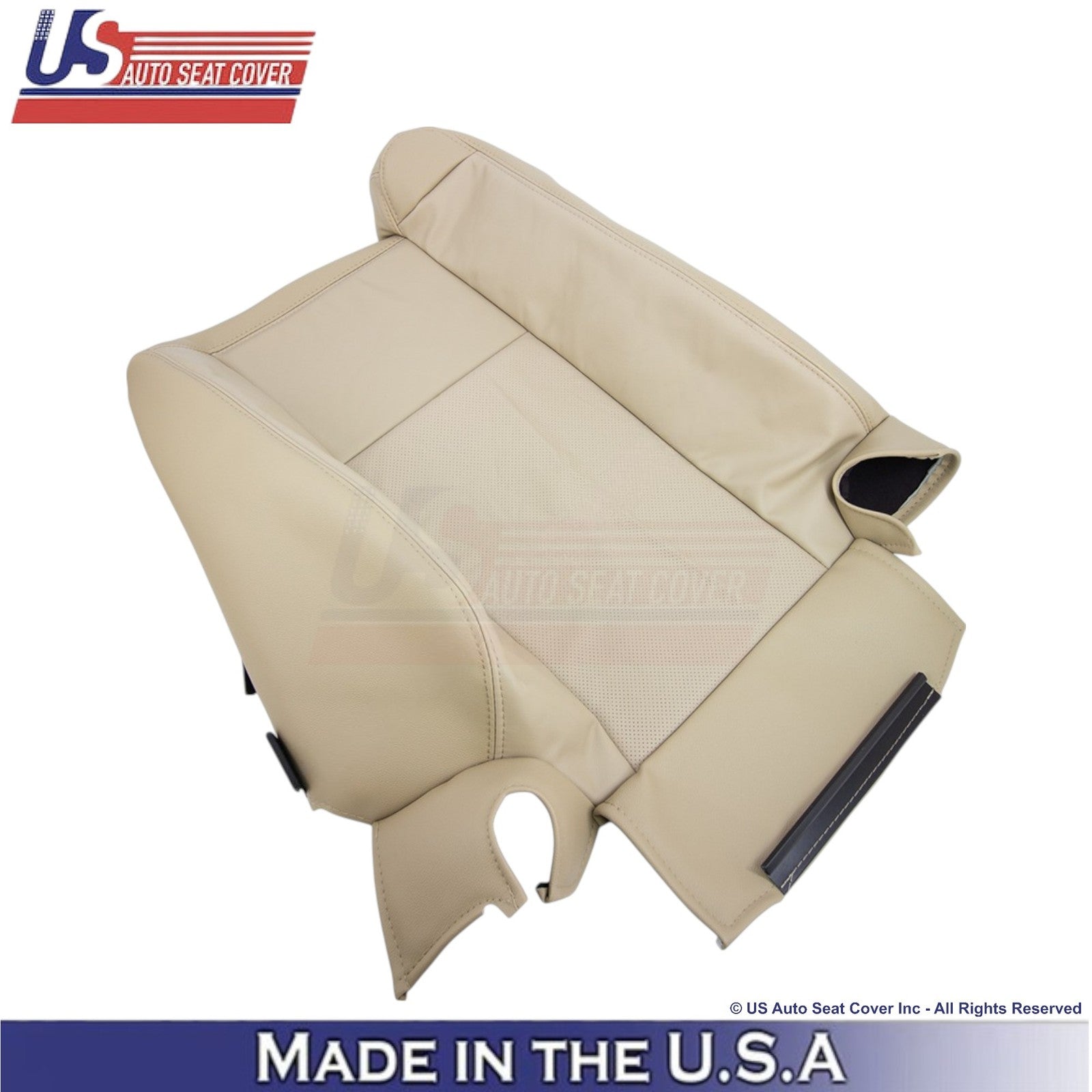 2003-2007 Fits Cadillac CTS Leather Front OEM Replacement Seat Covers Tan