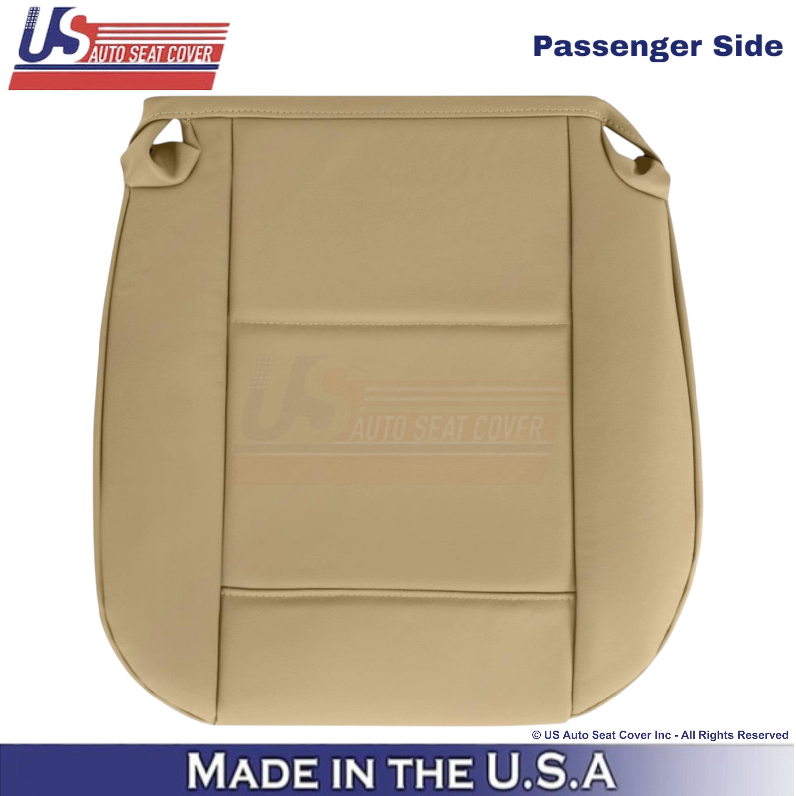 1998-2005 For BMW 3 Series E46 Leatherette Passenger Bottom Seat Cover Beige