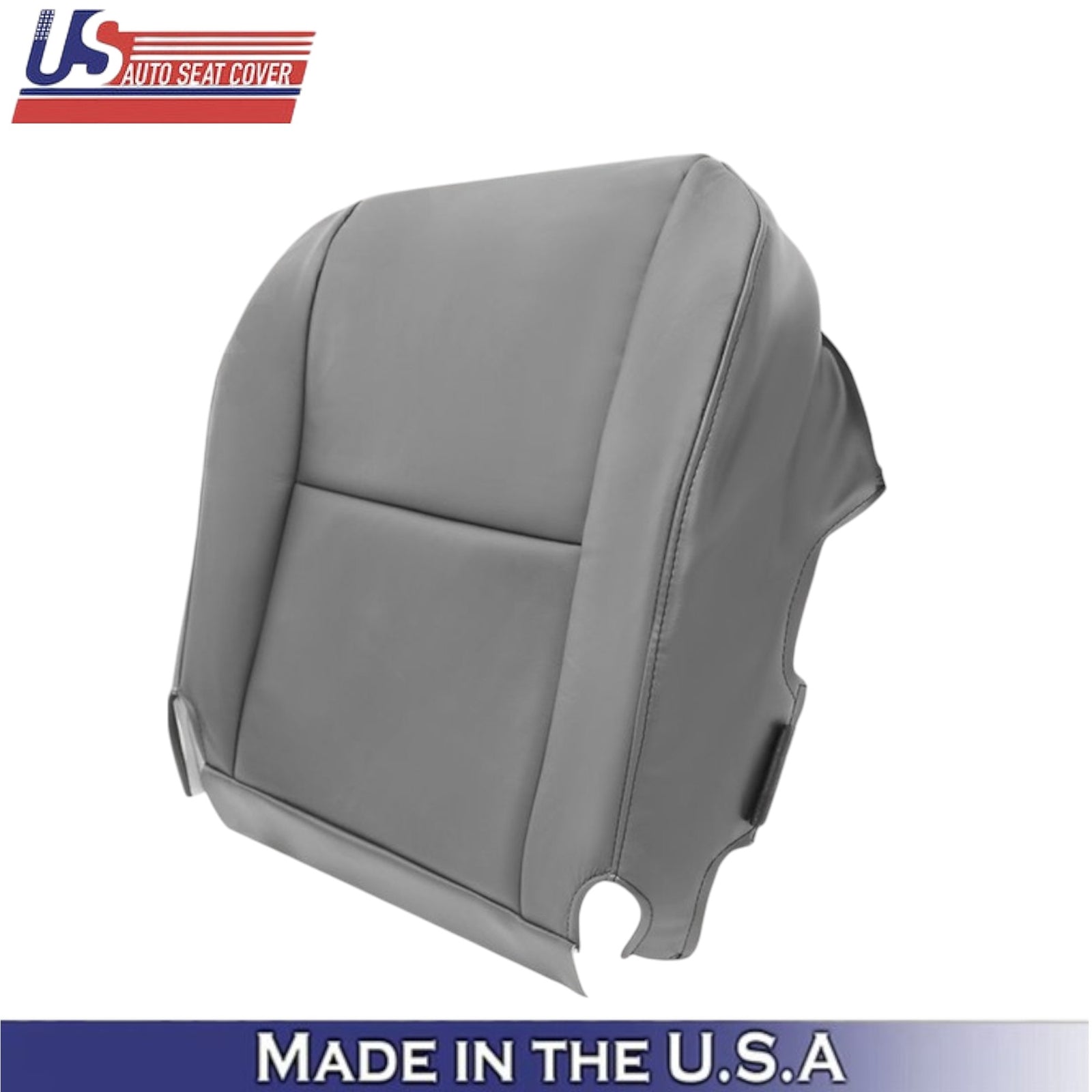 2005-2007 For Toyota Sequoia Genuine Leather Front Replacement Seat Covers Gray