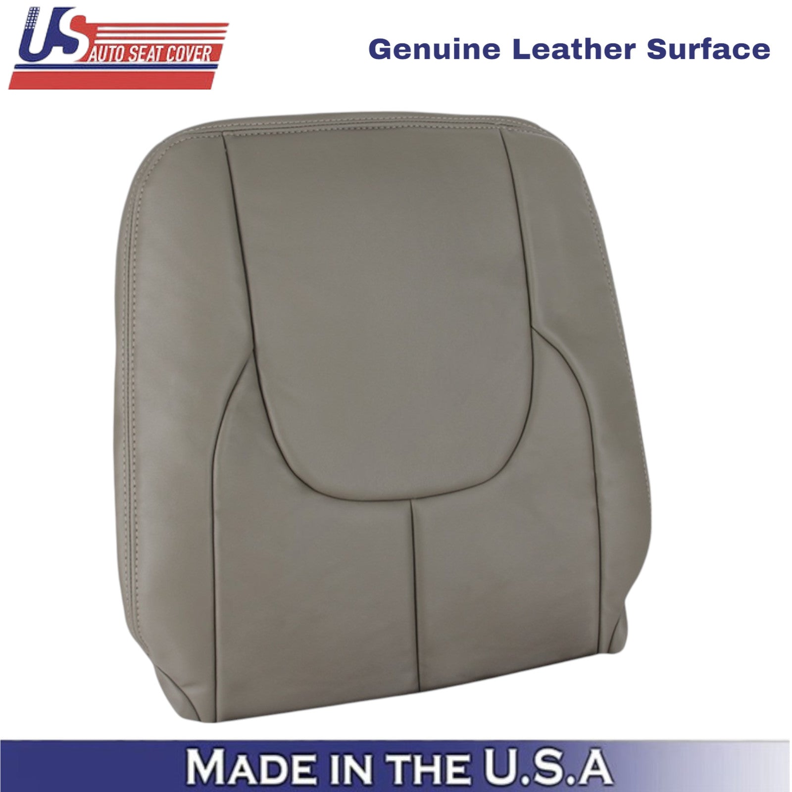 2002-2003 For Dodge Ram 1500 2500 Laramie Leather Passenger Side Covers Taupe