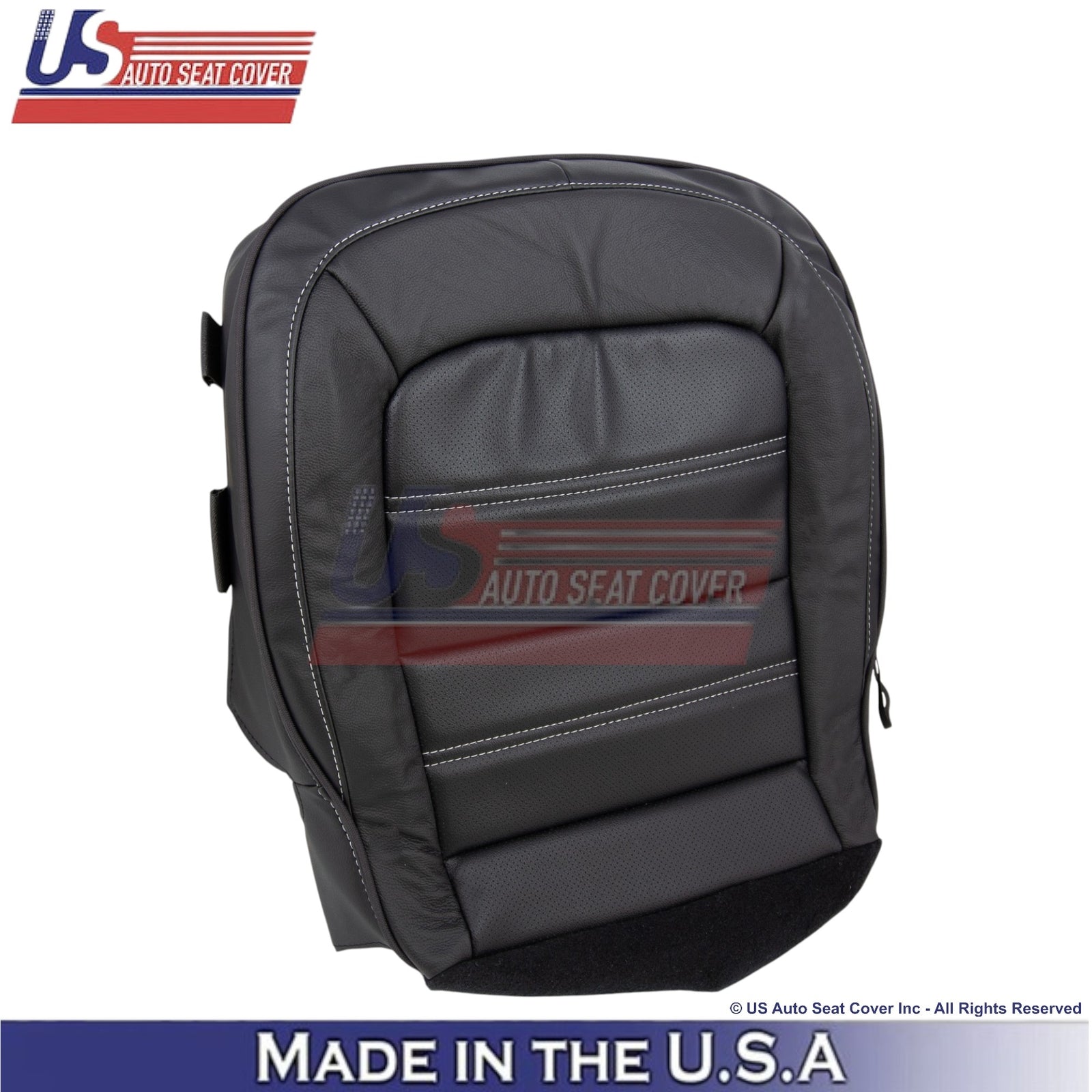 2015-2022 For GMC Canyon Denali Leatherette Bottom Replacement Covers Jet Black