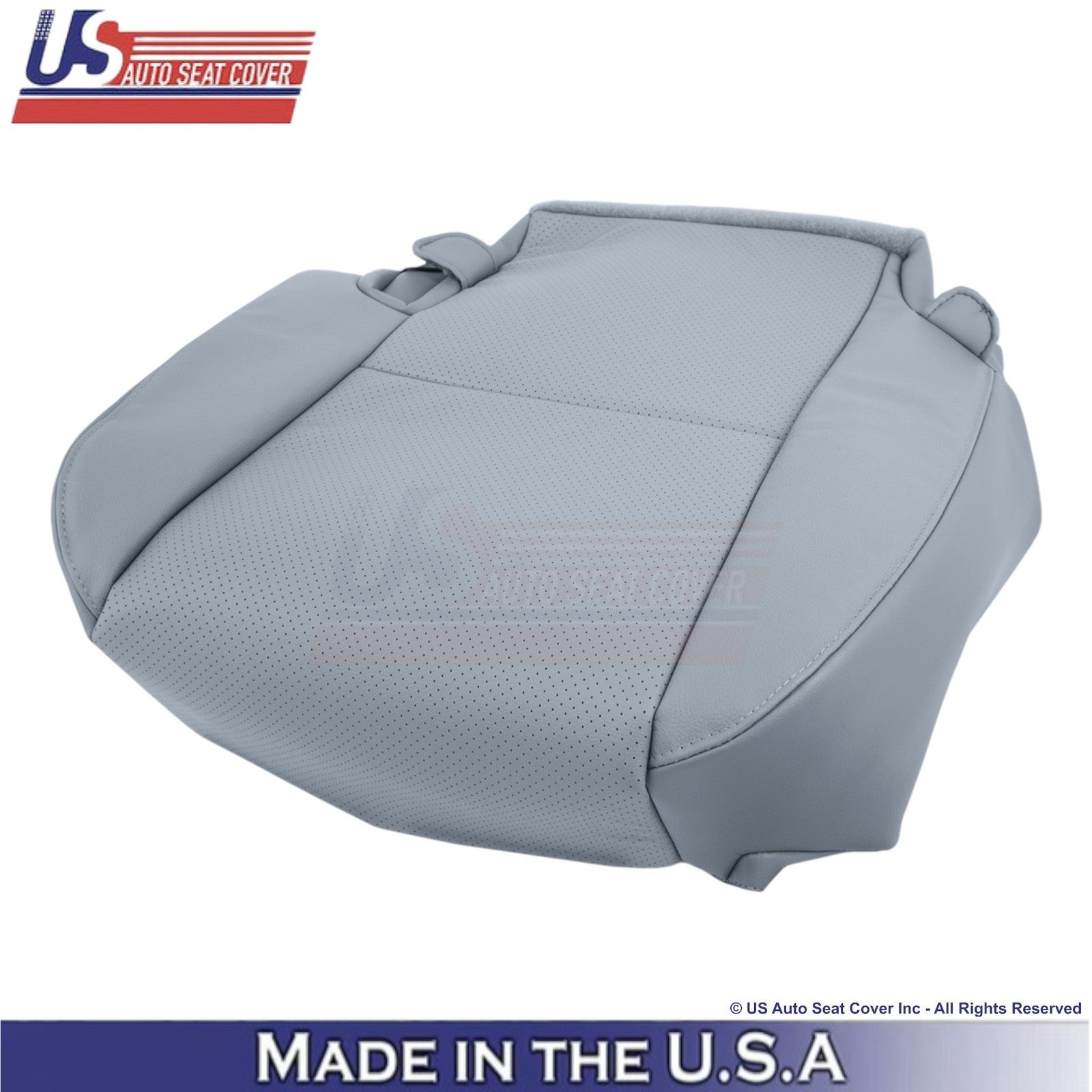 2008-2014 For Toyota Sequoia Leather Perf. Rear Left Bottom Seat Cover Graphite
