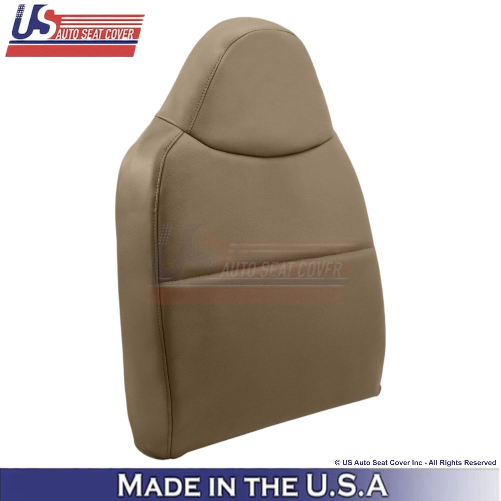 2008-2010 Fits Ford F-250 XL Leatherette Front Replacement Seat Covers Camel Tan