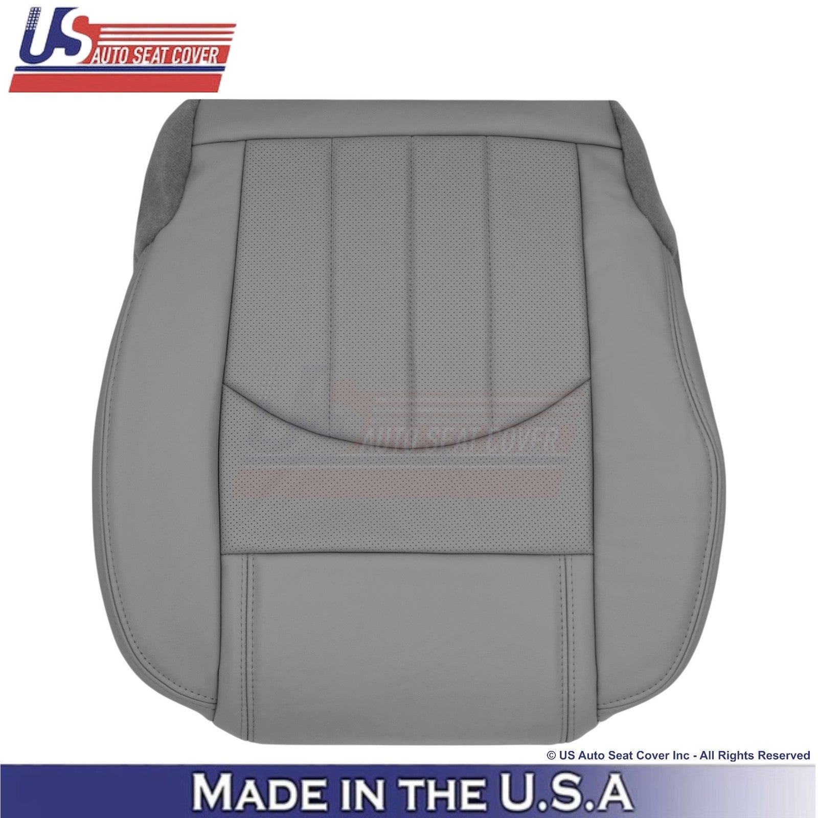 2013-2017 For Buick Enclave Leatherette Passenger Bottom Seat Cover Titanium