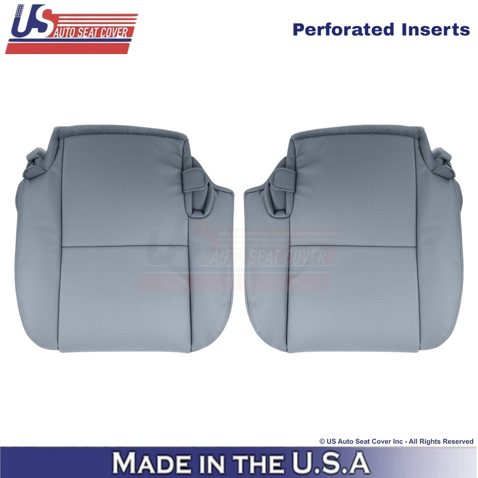 2008-2014 For Toyota Sequoia Leather Prf Rear Bottom Replacement Covers Graphite