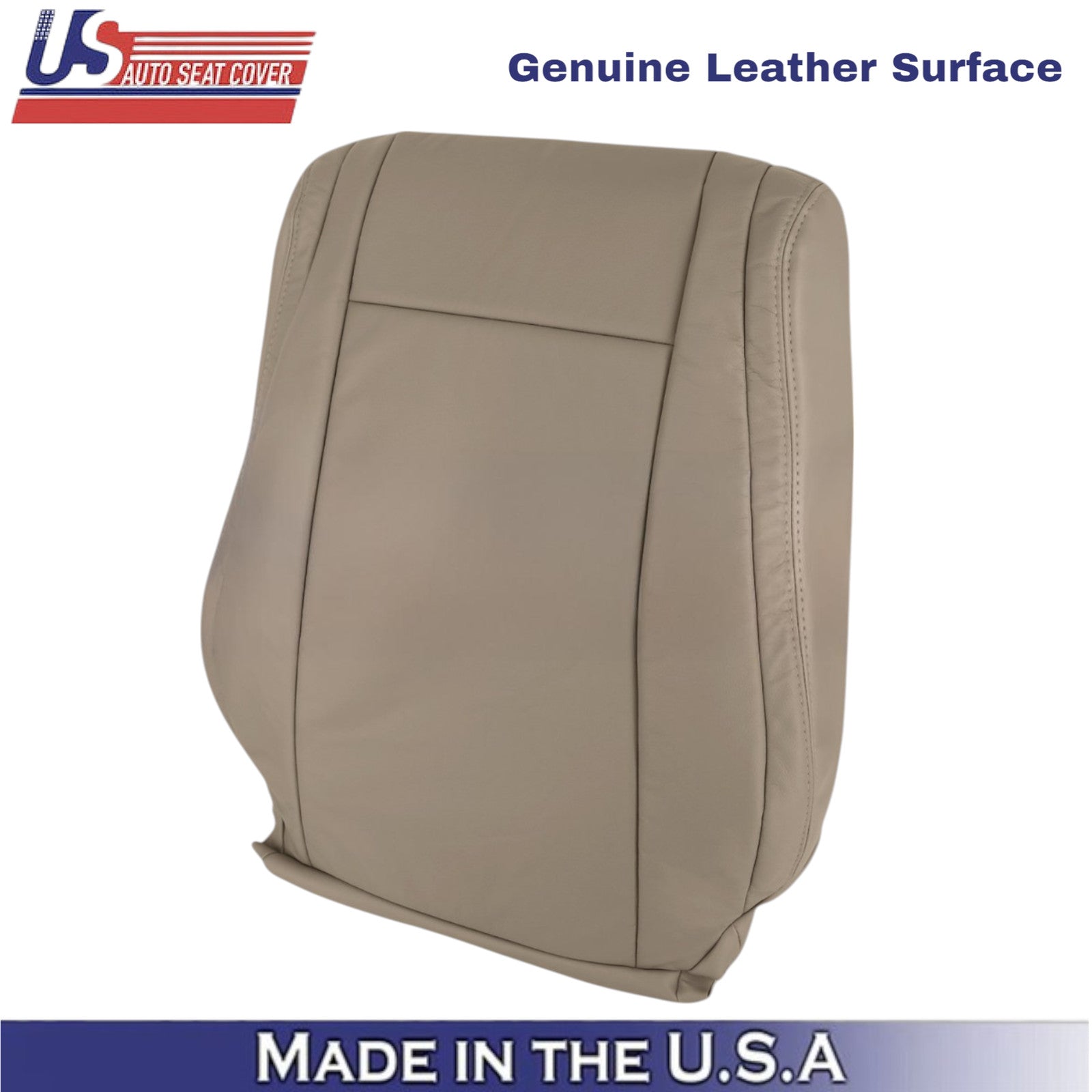 2007-2013 For Toyota Tundra Genuine Leather front Driver Top Cover Sand Beige