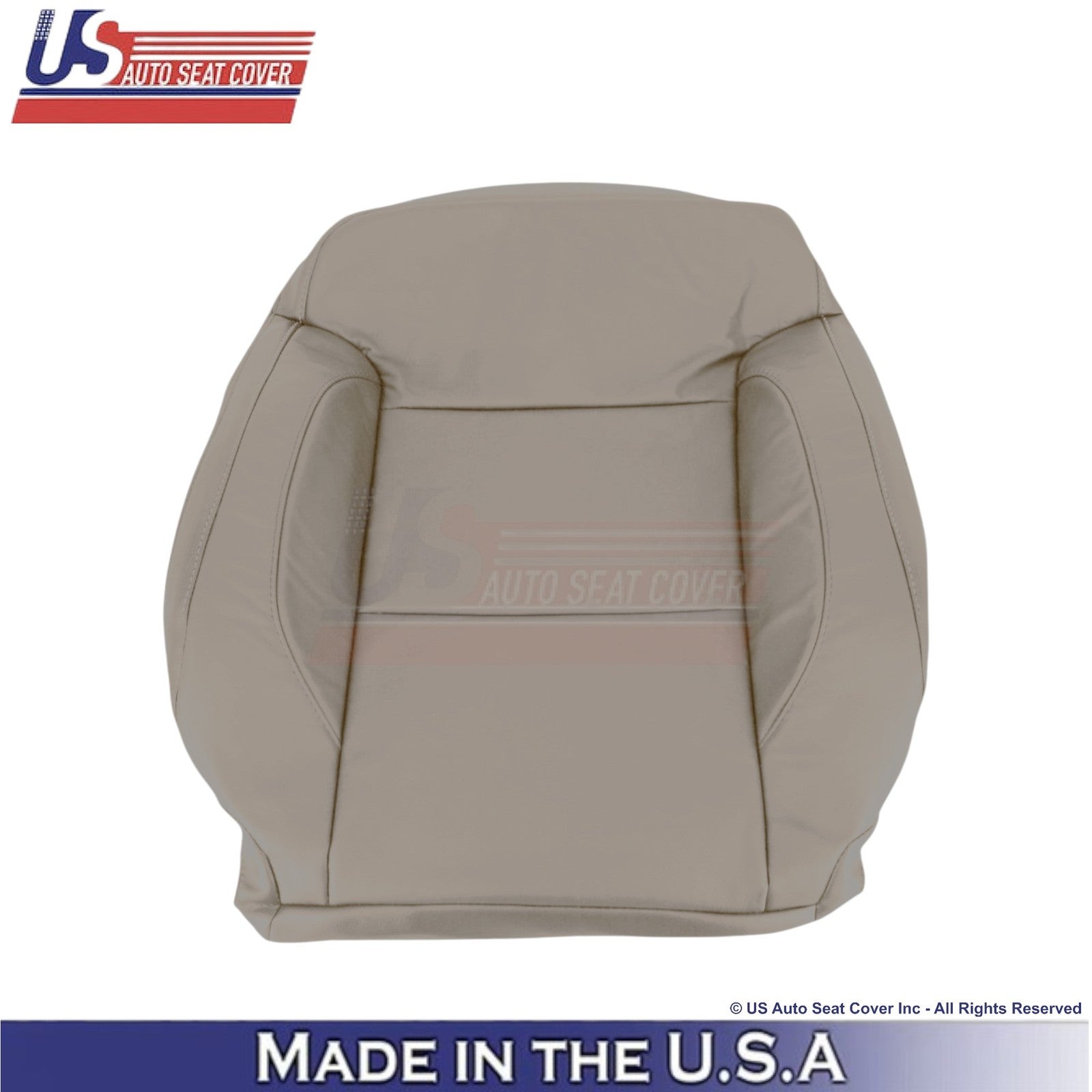 2014-2019 For Chevy Silverado 1500 LT LS Leatherette Driver Top Cover Dune Tan