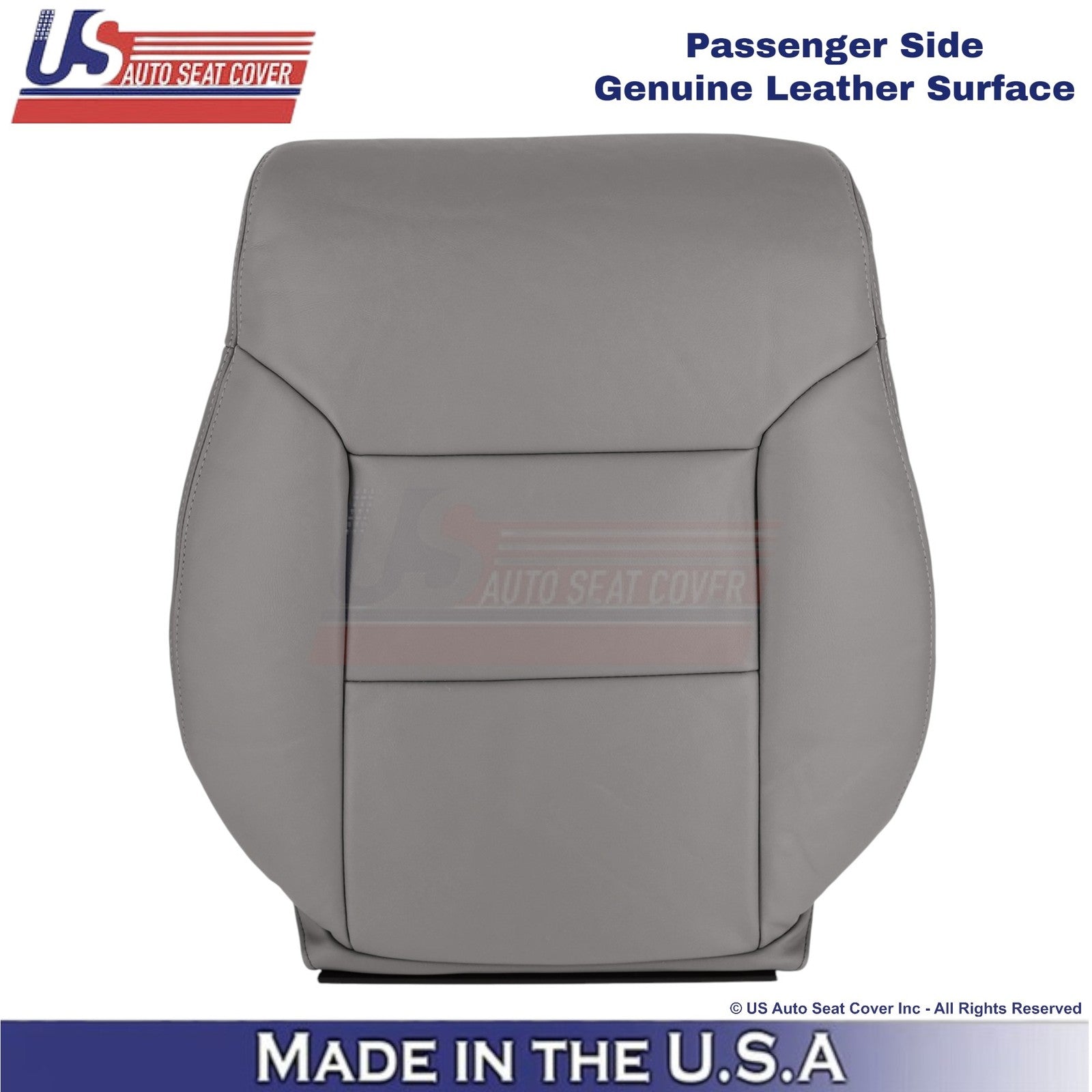 1998-2003 For Toyota Sienna Genuine Leather Passenger Top Replacement Cover Gray