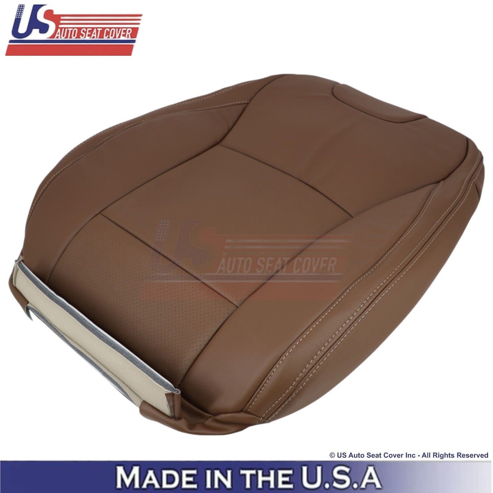 2015-2017 For Subaru Outback Leatherette Driver Top Replacement Cover Brown