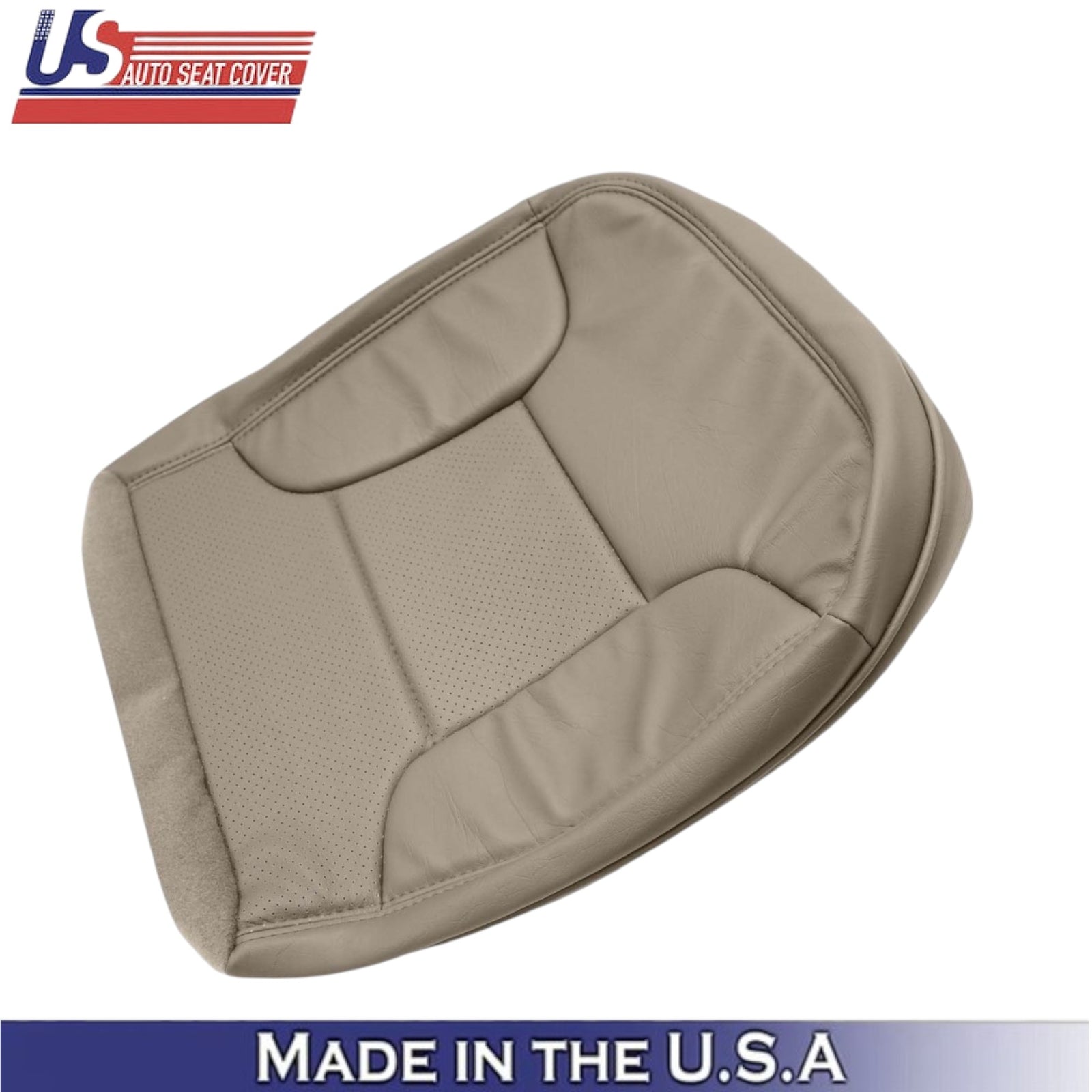 1992-1996 For Ford Bronco Eddie Bauer Leatherette Passenger Side Seat Covers Tan