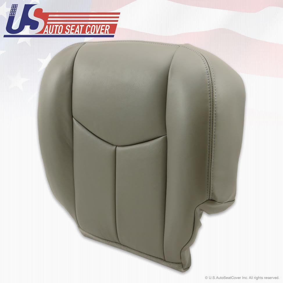 2003 2004 2005 2006 GMC Sierra Denali Driver Bottom Leather Seat Cover Gray 922