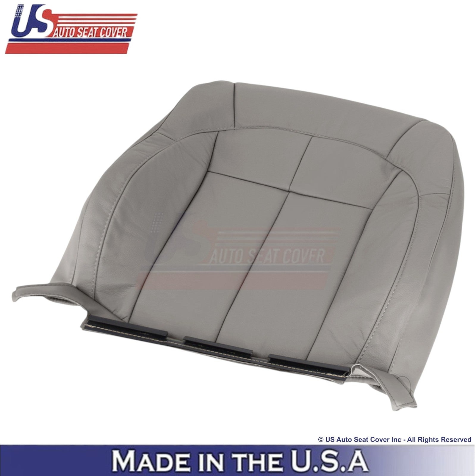 2001-2004 For Jeep Grand Cherokee Genuine Leather Front Seat Covers Taupe Gray