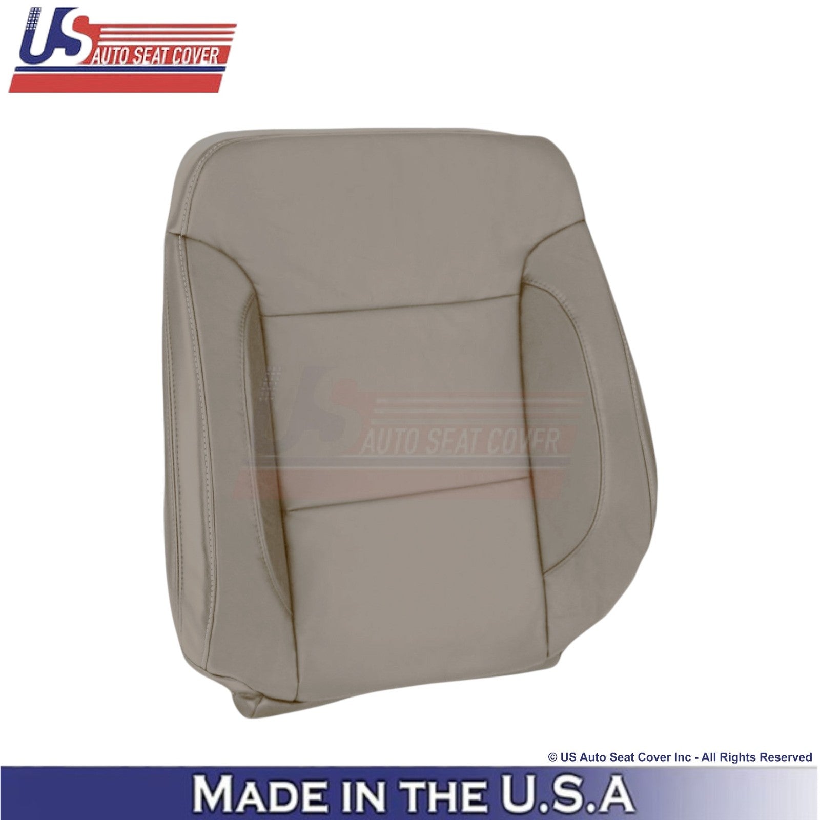 2014-2019 For Chevy Silverado 1500 LT Genuine Leather Passenger Top Cover Dune