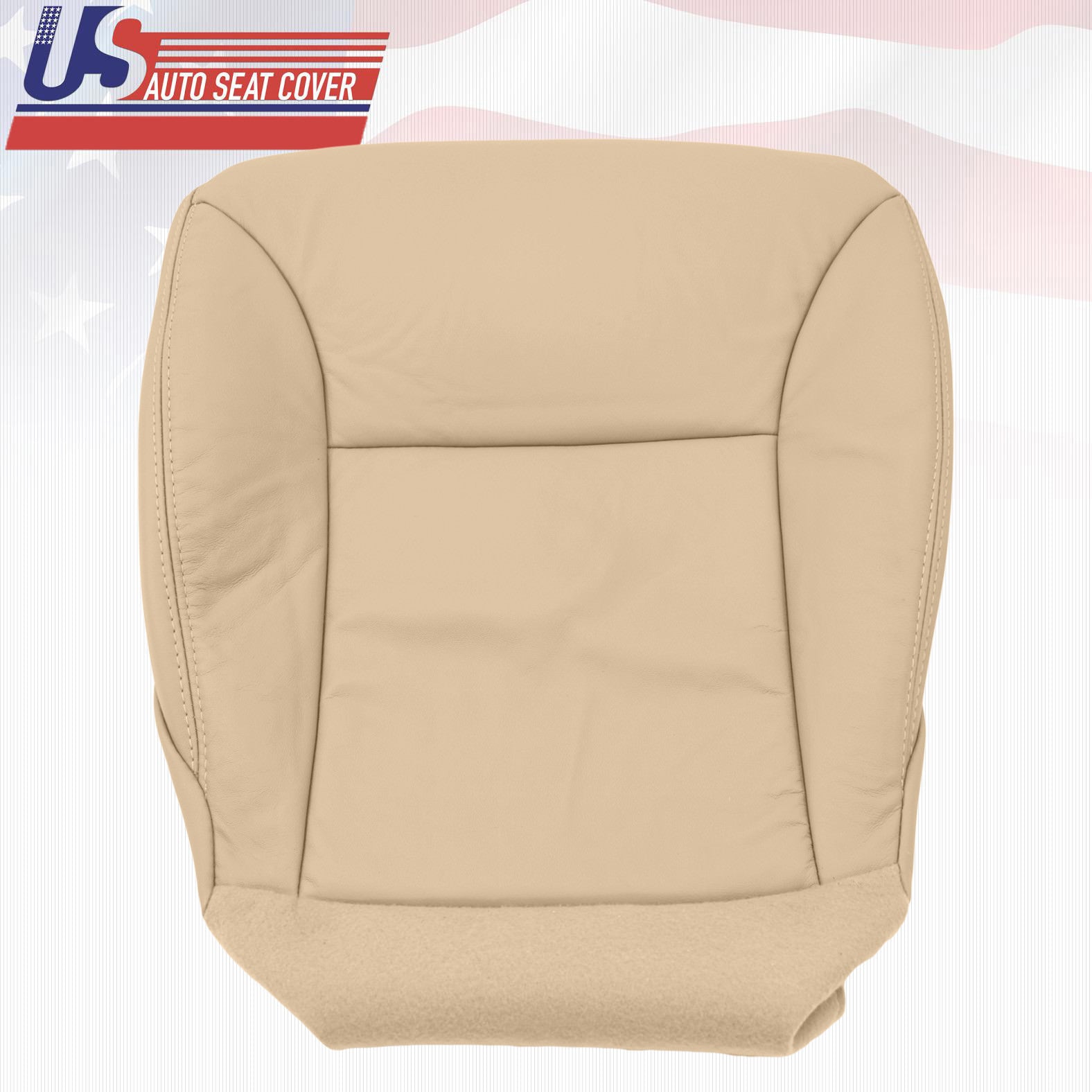 Fits 2002 to 2006 Lexus ES 300 ES330 Driver Side Bottom Leather Seat Cover Tan