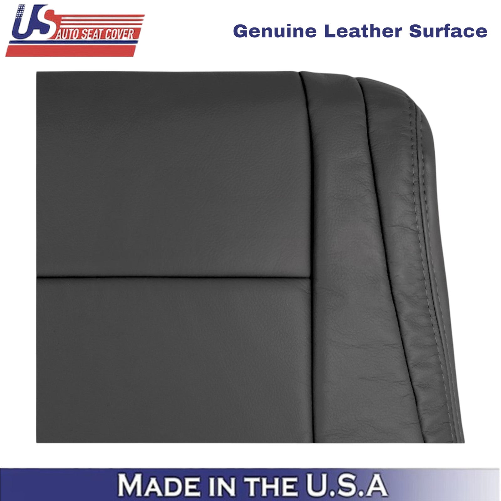2007-2013 For Toyota Tundra Genuine Leather front Replacement Seat Covers Black