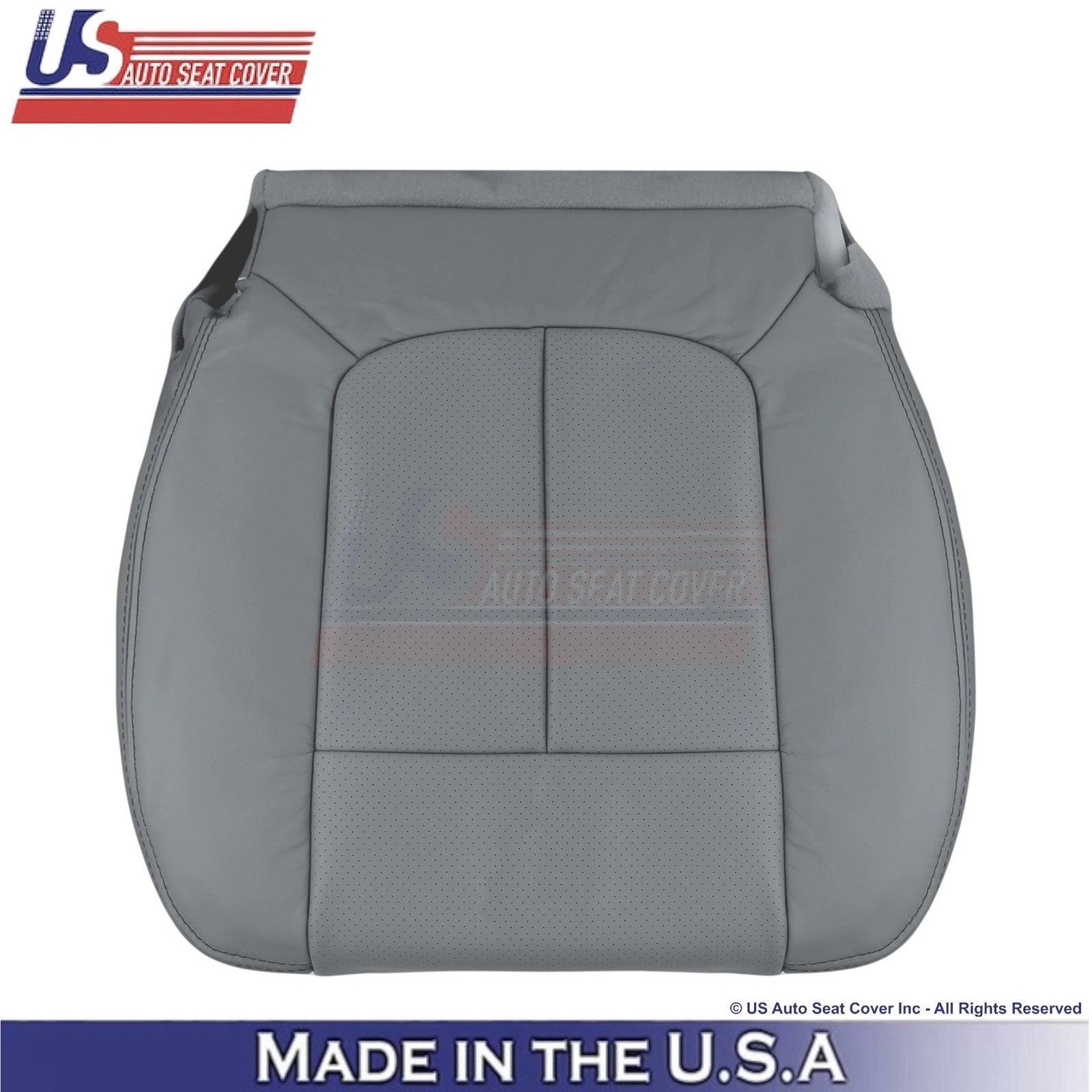 2011-2014 Fits Ford F150 Lariat Leatherette Perf. Driver Side Seat Covers Steel