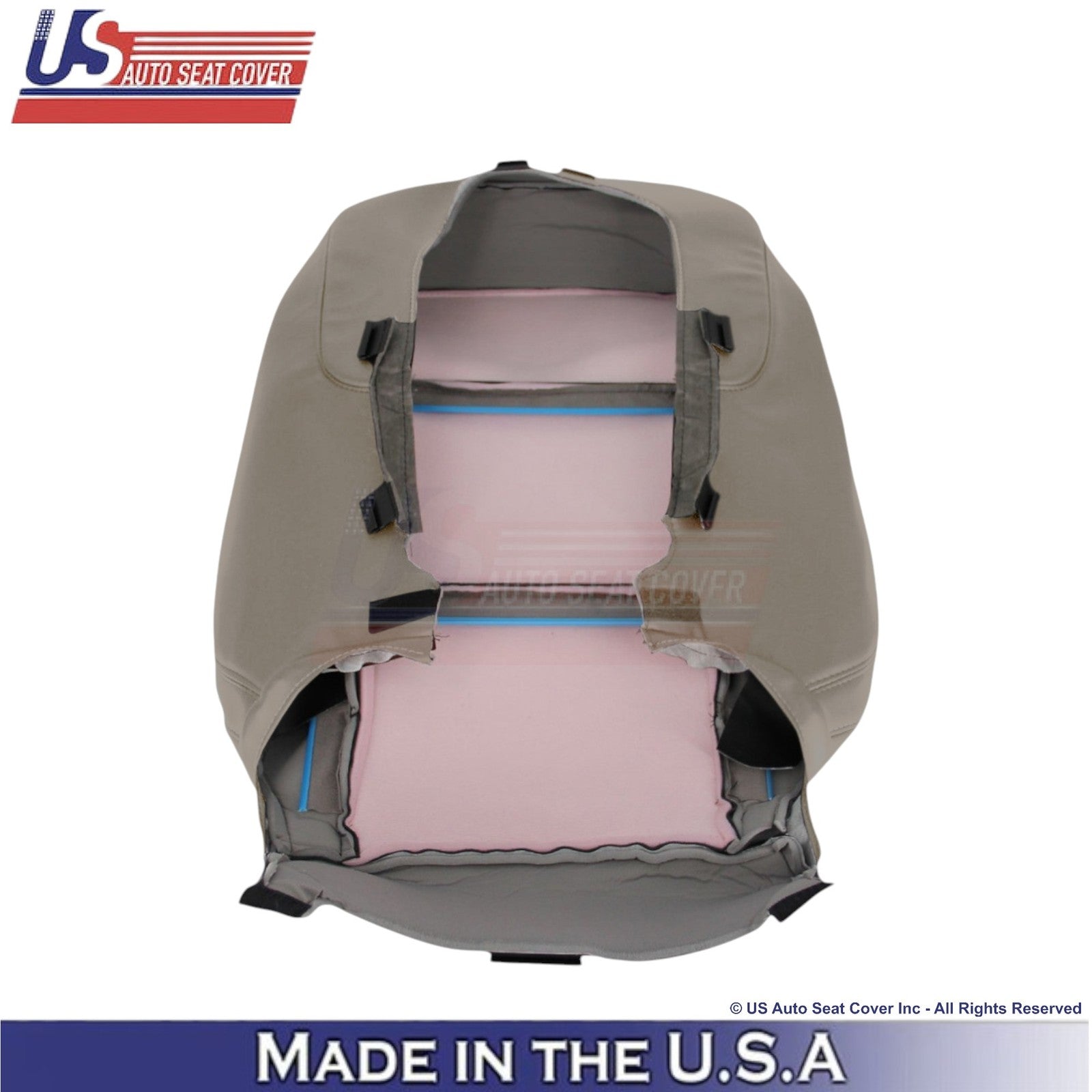 2014-2019 For Chevy Silverado 1500 LT LS Leatherette Perf Driver Top Cover Dune