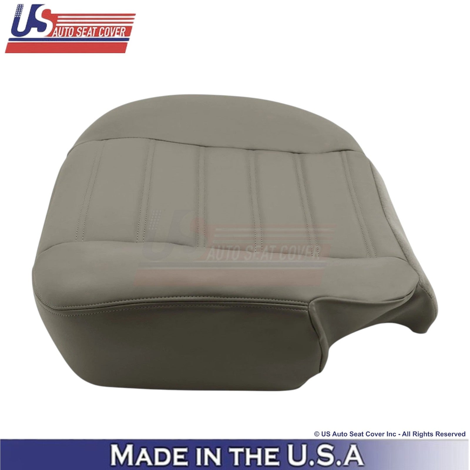 2003-2007 For Hummer H2 Leatherette Driver Bottom Replacement Cover Wheat Gray