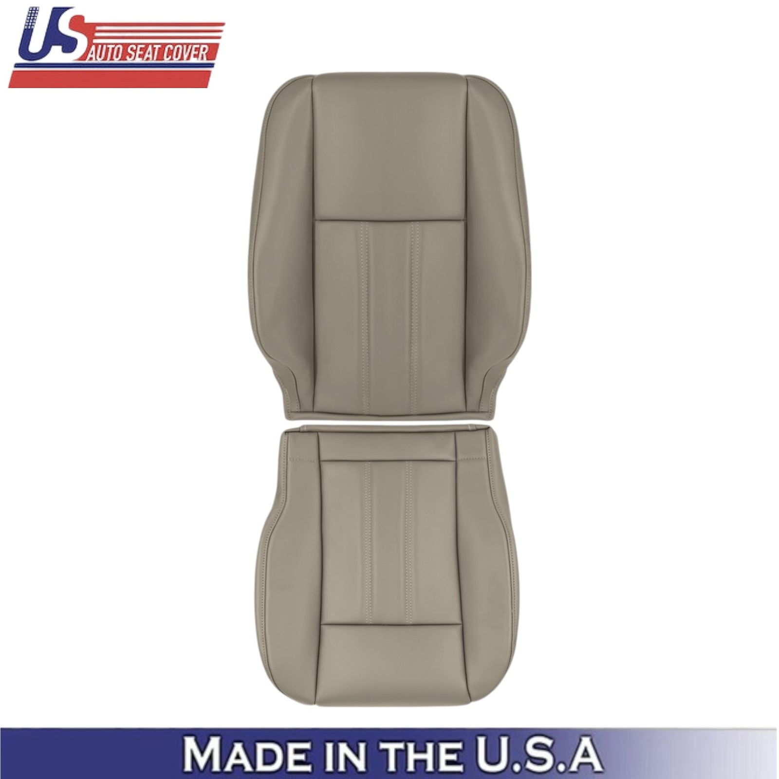2008-2016 For Chrysler Town & Country Leatherette Passenger Side Covers Beige