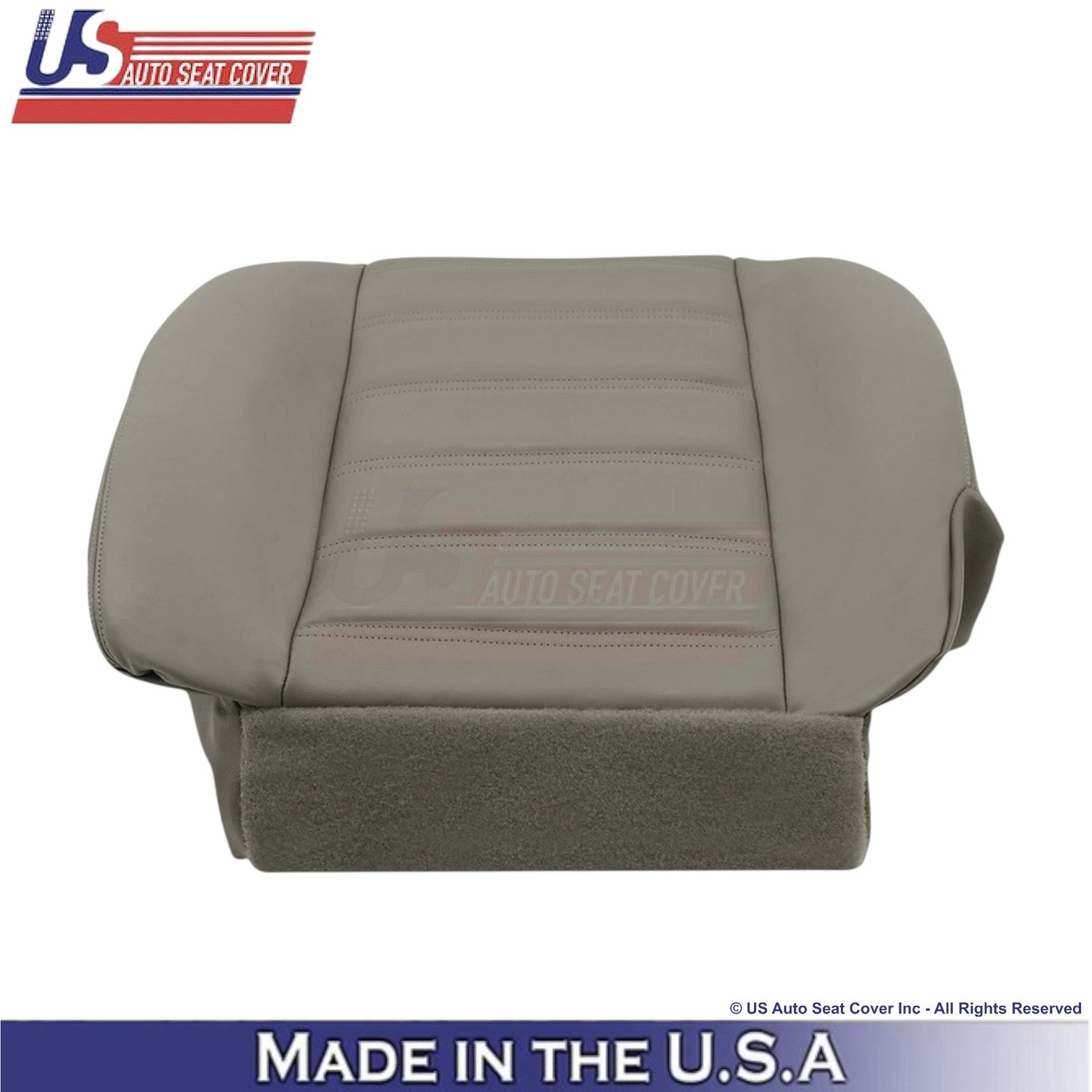 2003-2007 For Hummer H2 Leatherette Driver Bottom Replacement Cover Wheat Gray