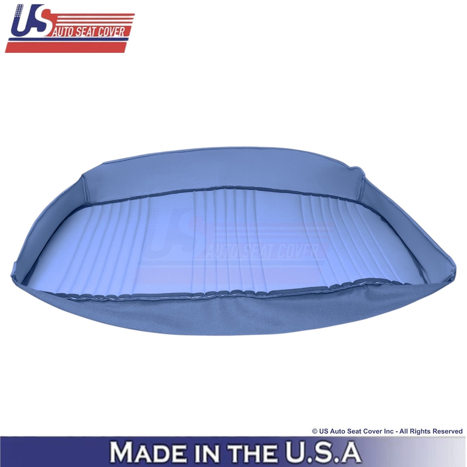 1987-1997 Fits Ford F150 Leatherette Bench Bottom Replacement Cover Blue Navy