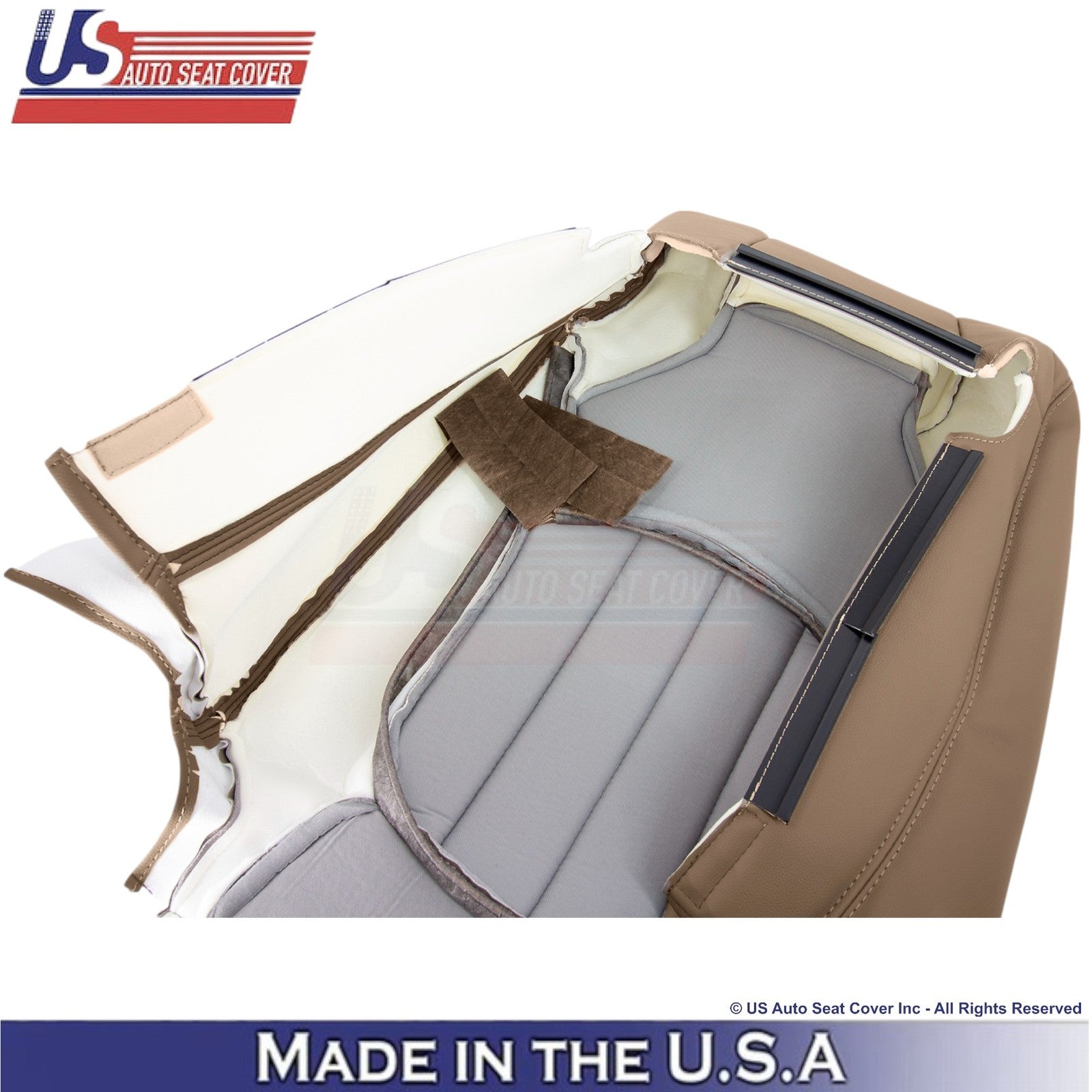 2013-2017 For Buick Enclave Leather Driver Top Replacement Cover Choccachino