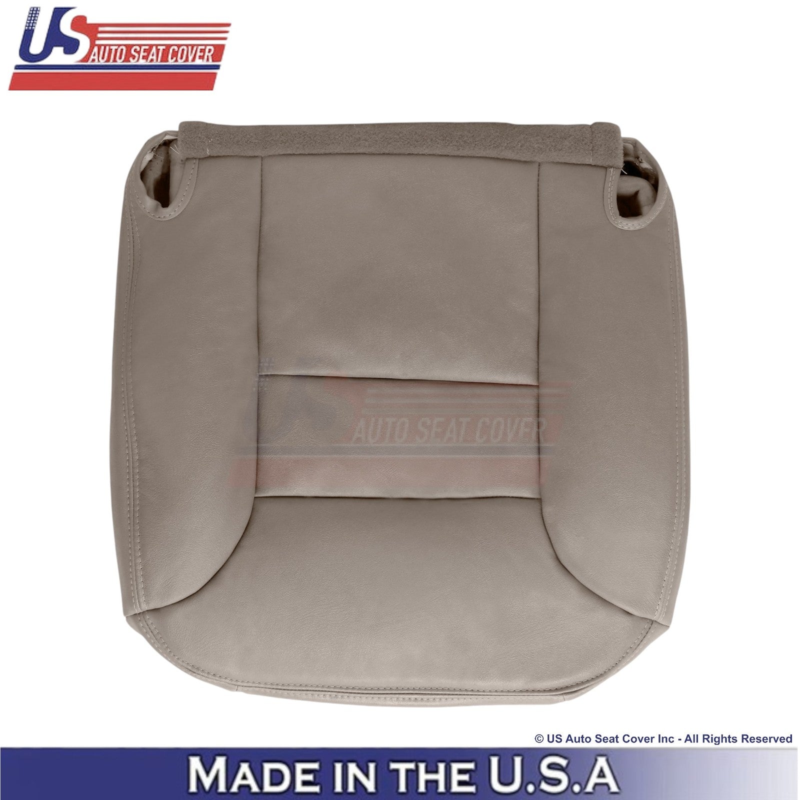 1995-1999 For Chevy Suburban Genuine Leather Front Bottom Covers Med Neutral
