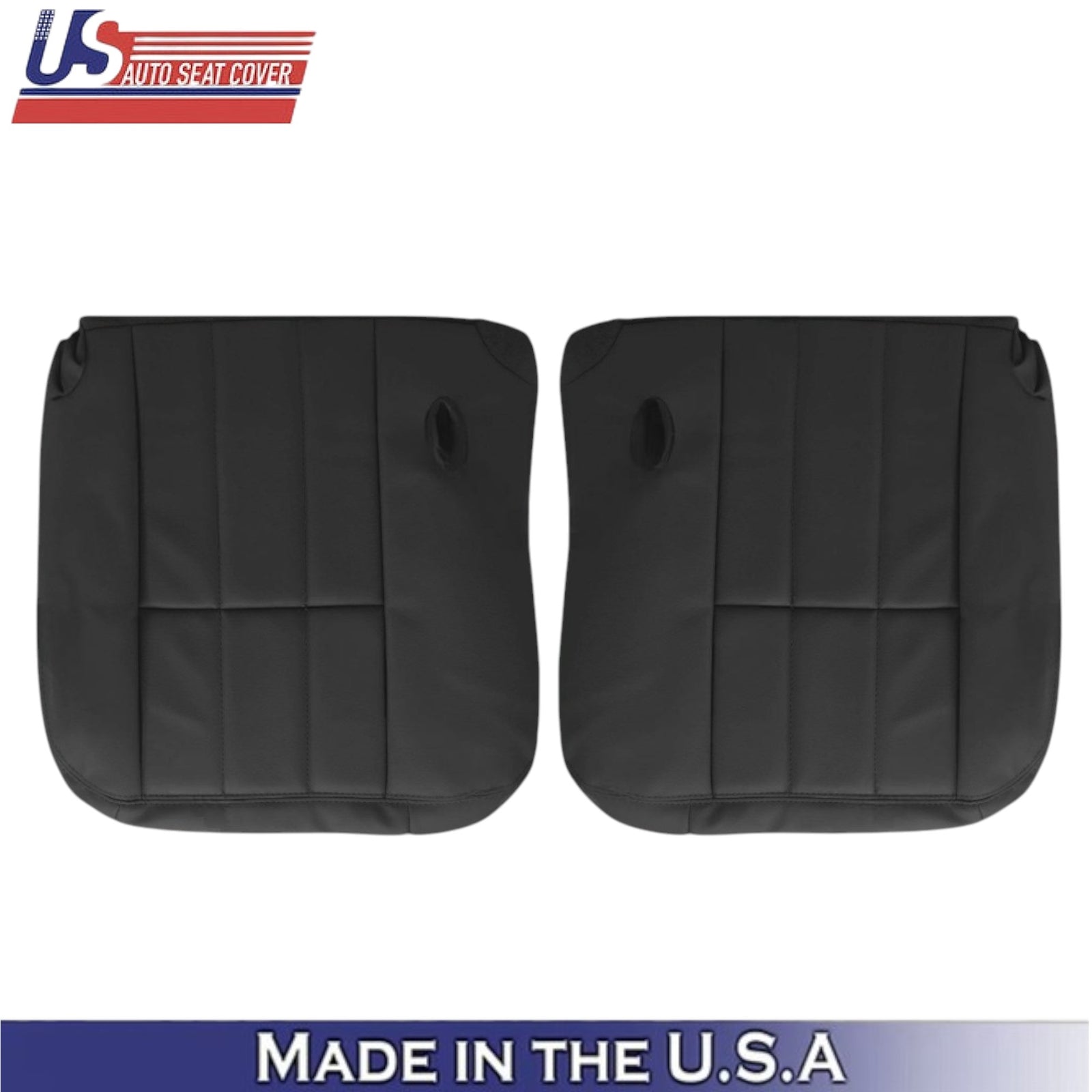 2003-2011 For Mercury Grand Marquis Leatherette Front Bottom Covers Dk Charcoal