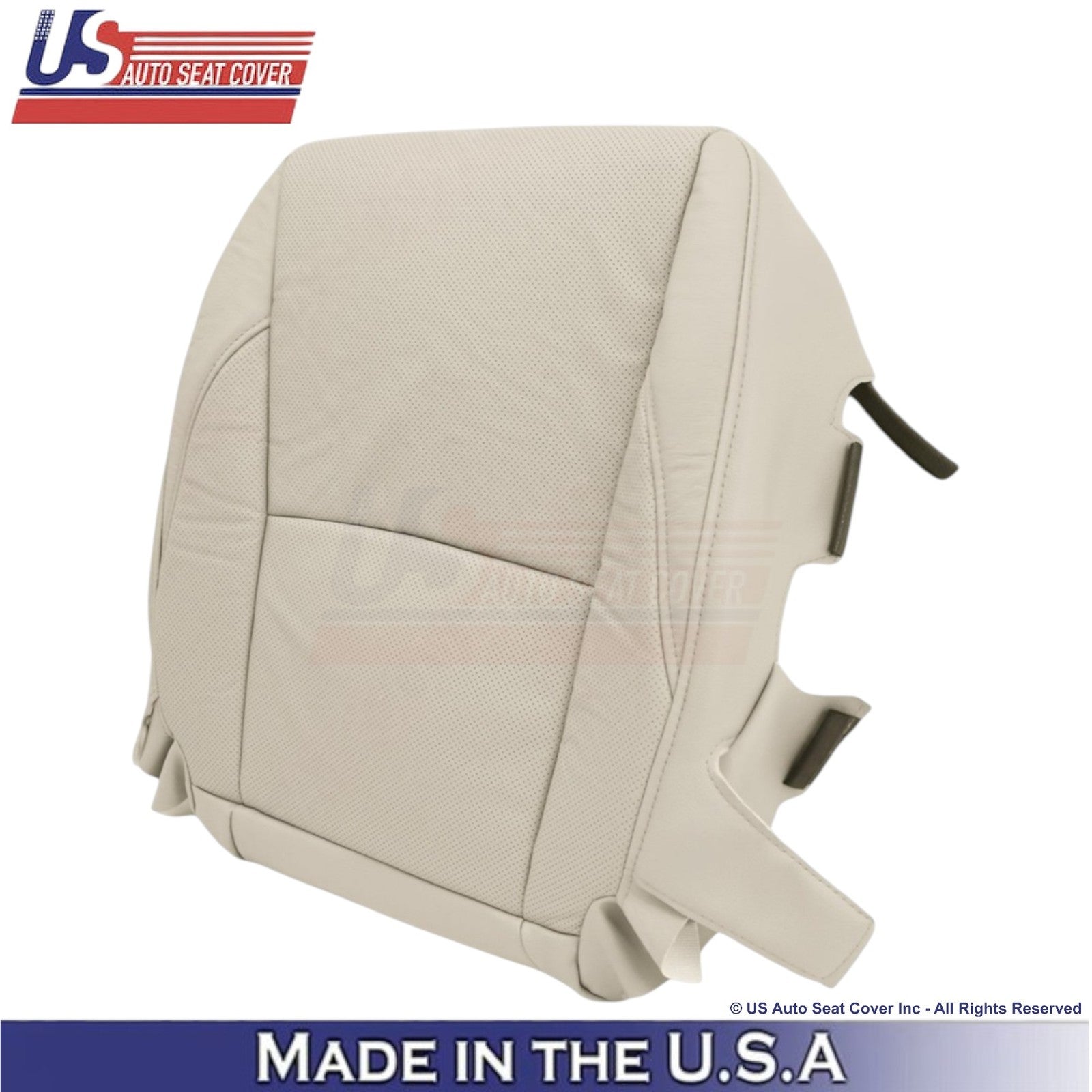 2007-2012 For Lexus ES350 Leather Perf. Front Bottom Seat Covers Parchment Tan